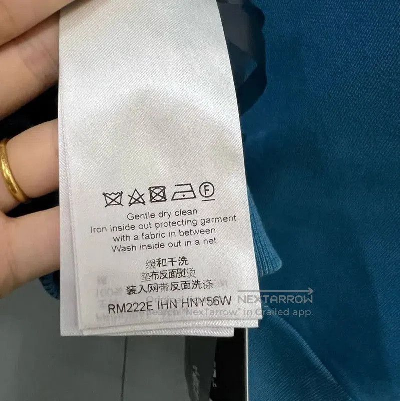 Louis Vuitton Louis Vuitton Blue Cotton Logo Sweatshirt . Size US L / EU 52-54 / 3 - 4 Thumbnail