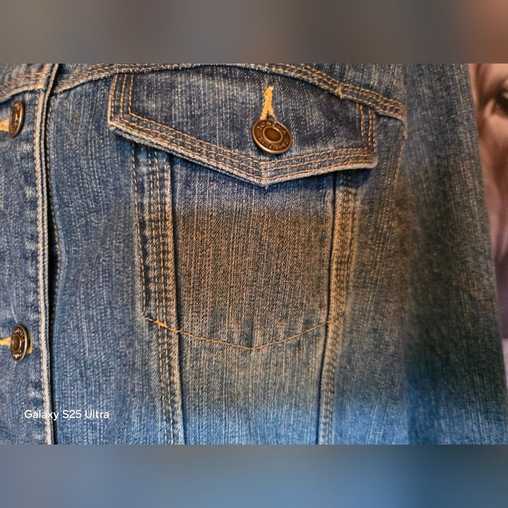 Sonoma Sonoma Denim Jacket with Heart Pin Size XXL / US 16-18 / IT 52-54 - 9 Thumbnail