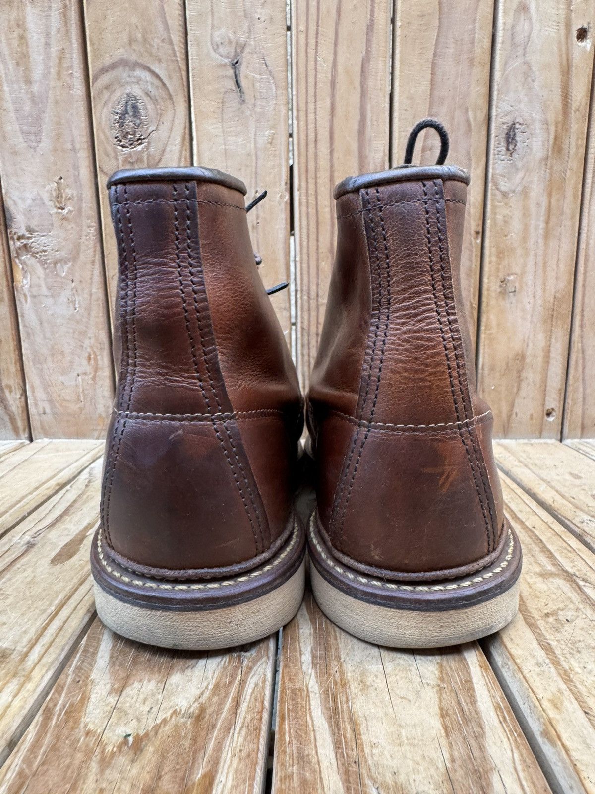 Red Wing Red Wing 1907 Copper Rough Brown Boots UK 7.5 D | EUR 41.5 Size US 8.5 / EU 41-42 - 10 Thumbnail