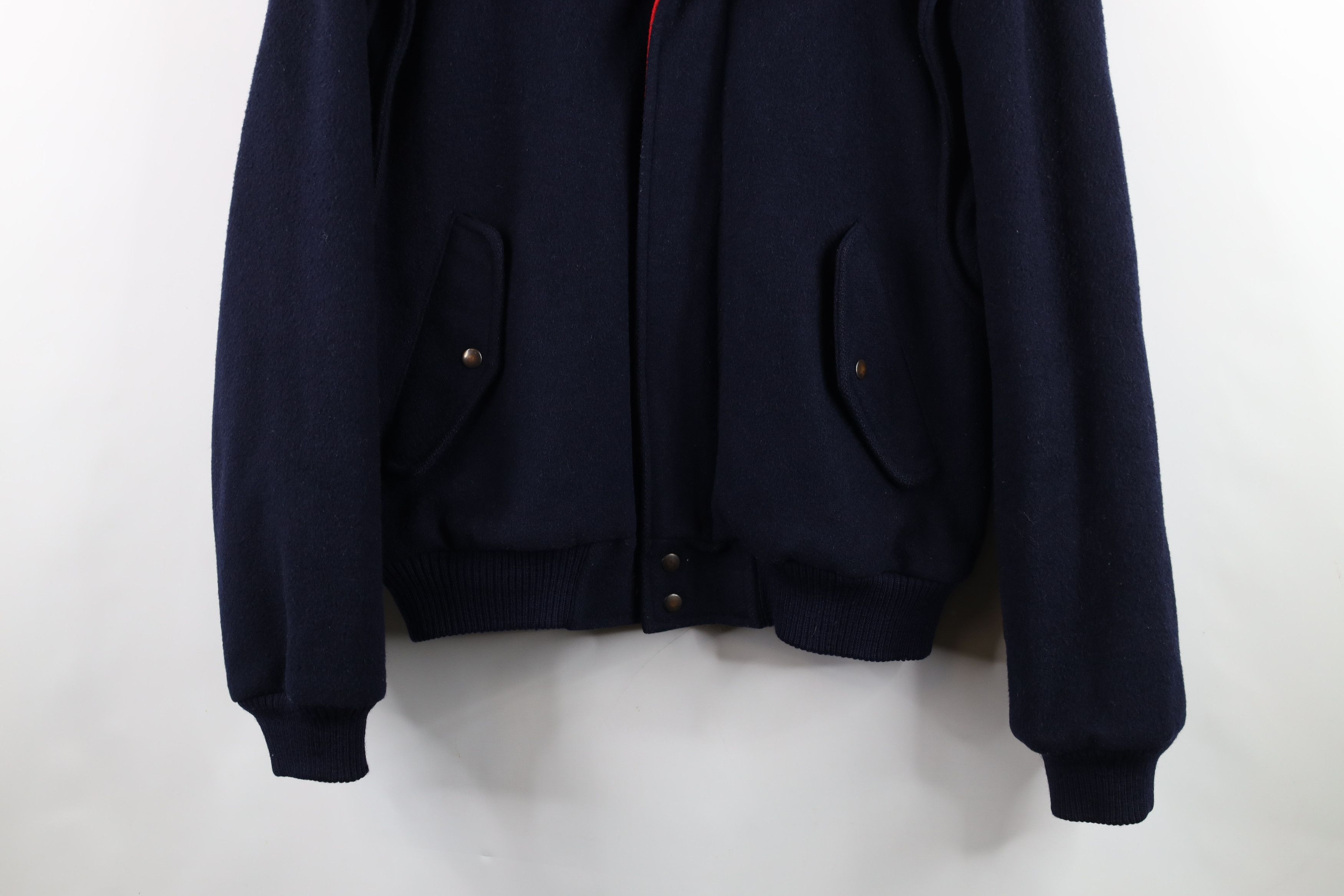 Vintage Vintage 70s 80s Streetwear Heavyweight Wool Bomber Jacket Size US XXL / EU 58 / 5 - 3 Thumbnail