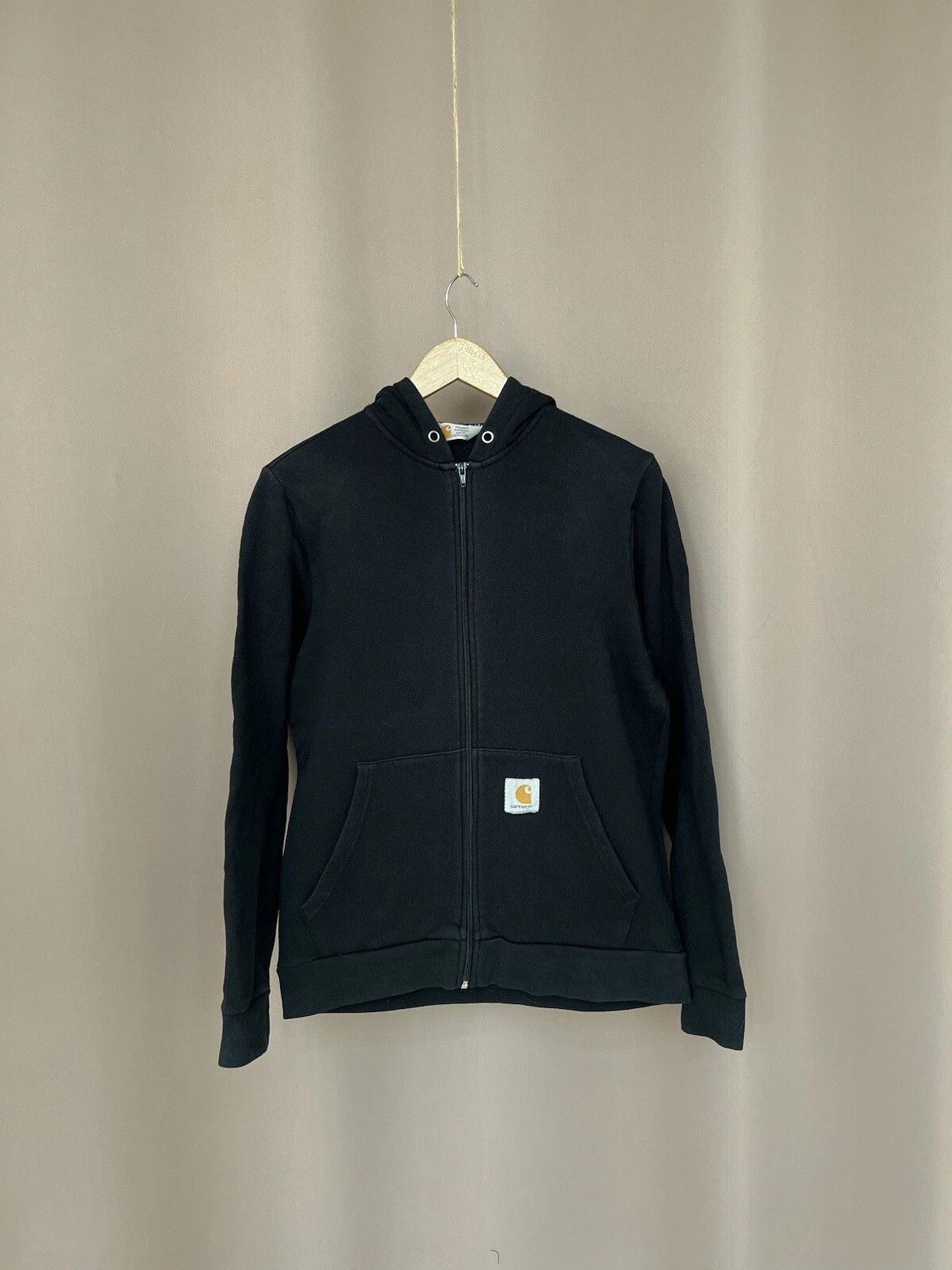 Carhartt Car-Lux Thermo Hoodie Mens Size S/M Full Zip Black