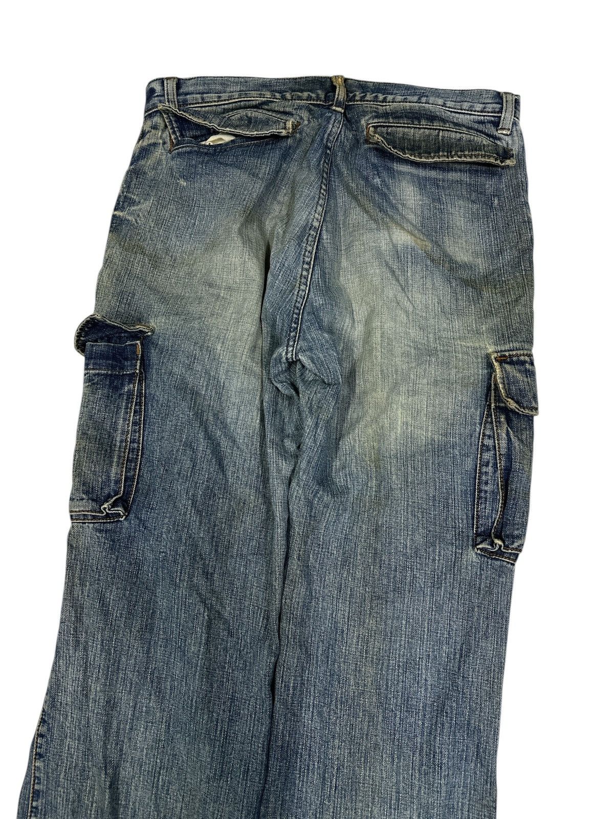 Kapital BushPant Denim Trashed Distress Denim Unbrand🎌💥 Size US 34 / EU 50 - 3 Thumbnail