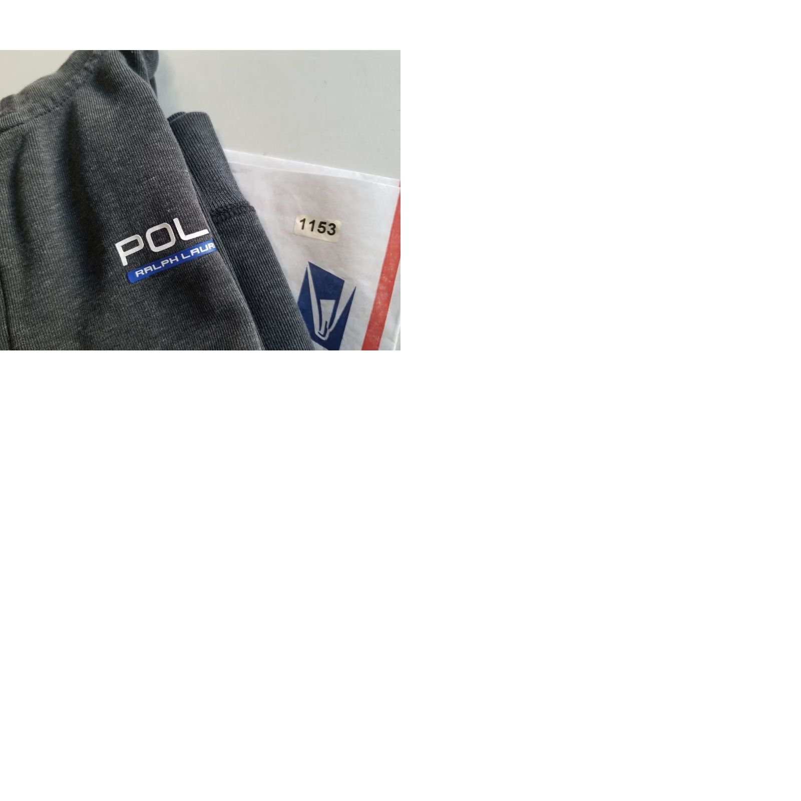 Polo Ralph Lauren Polo Ralph Lauren Hoodie Full Zip Gray Pony Logo Mens XL Distressed Knit Cotton/All Seasons Sports Regular Size XL Size US XL / EU 56 / 4 - 9 Thumbnail