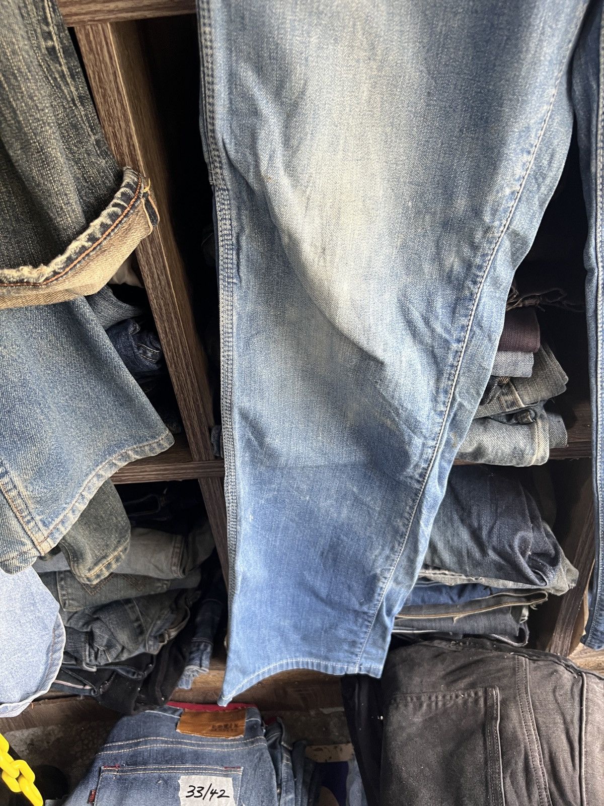 Edwin 🔥Rare Vintage Edwin Carpenter Distressed Denim Size US 26 / EU 42 - 7 Thumbnail