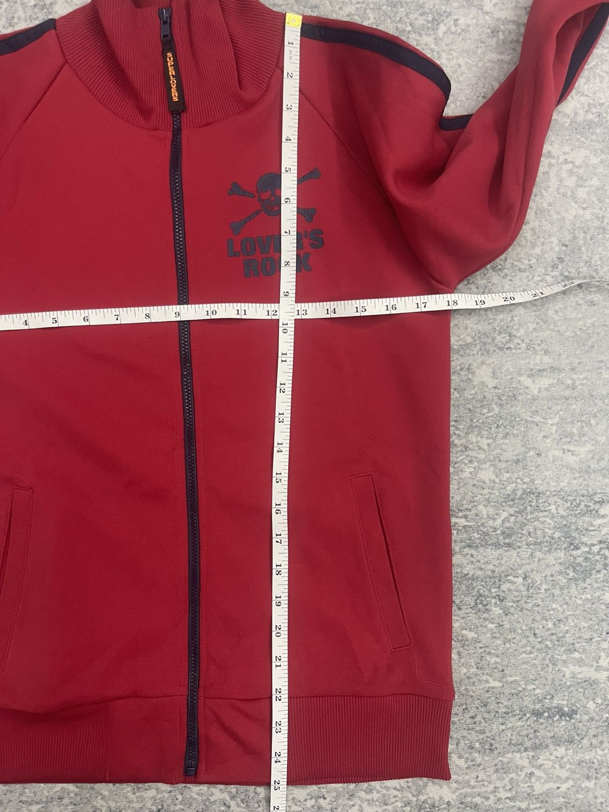 Super Lovers Vintage Super Lovers Tokyo "Lover's Rock" Skull Track Jacket Size US L / EU 52-54 / 3 - 5 Thumbnail