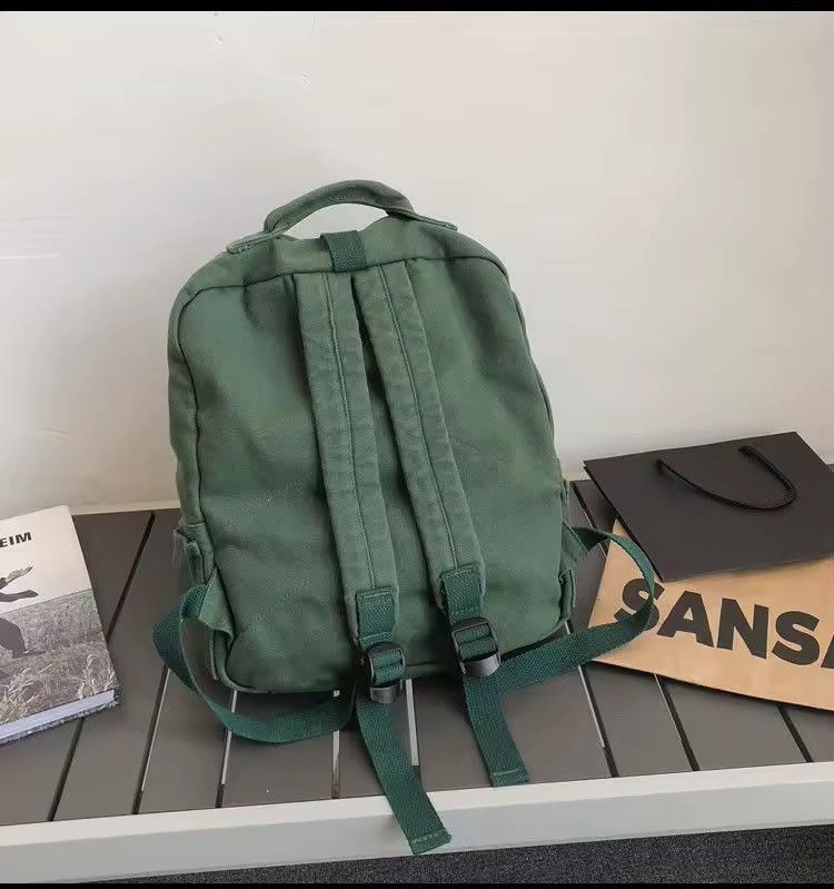 Other Canvas Capacity School Vintage Distressed Backpack Size ONE SIZE - 4 Thumbnail