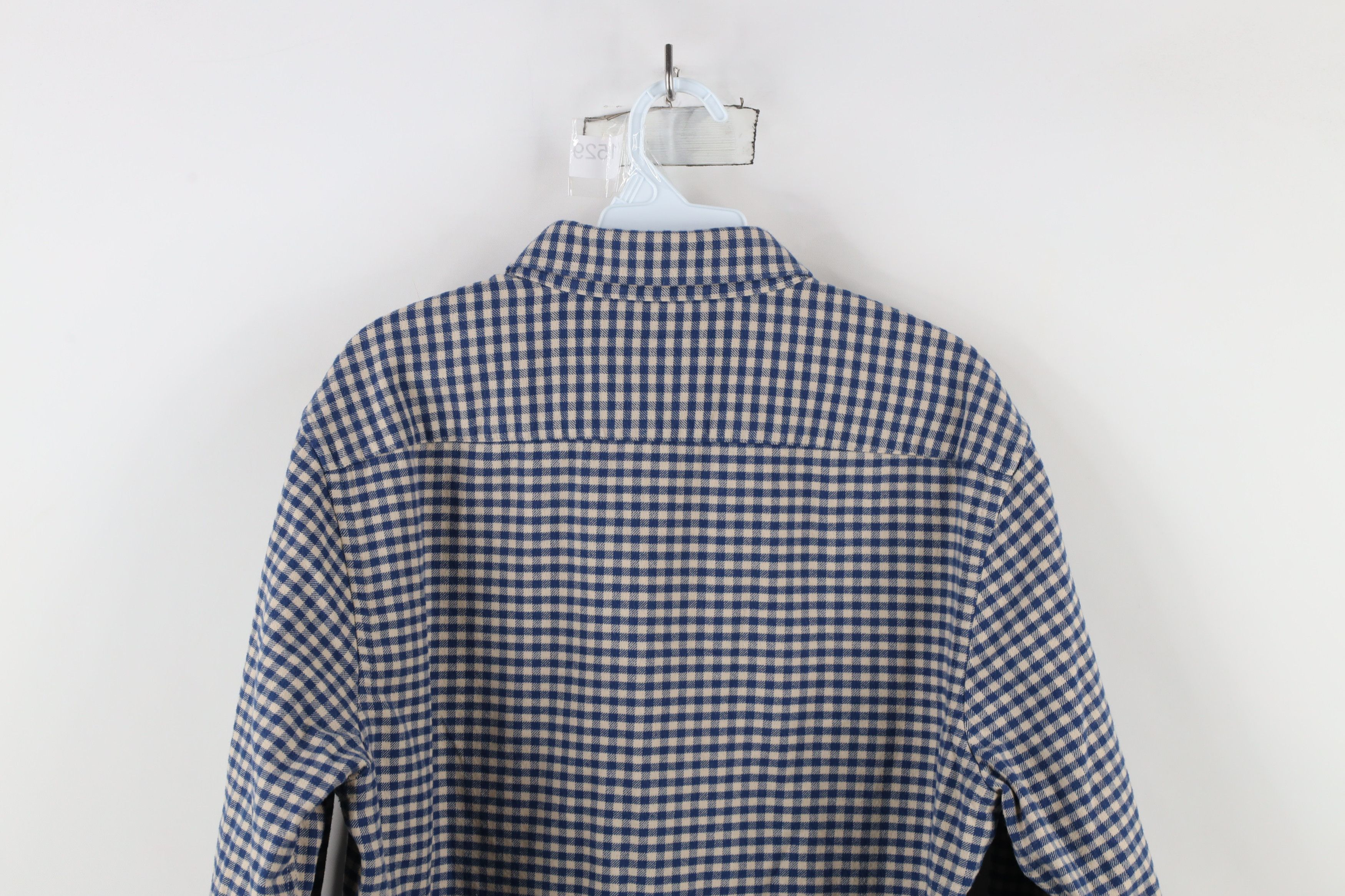UNTUCKit × Vintage Untuckit Fit Flannel Collared Button Down Shirt Blue Plaid Size US L / EU 52-54 / 3 - 8 Thumbnail