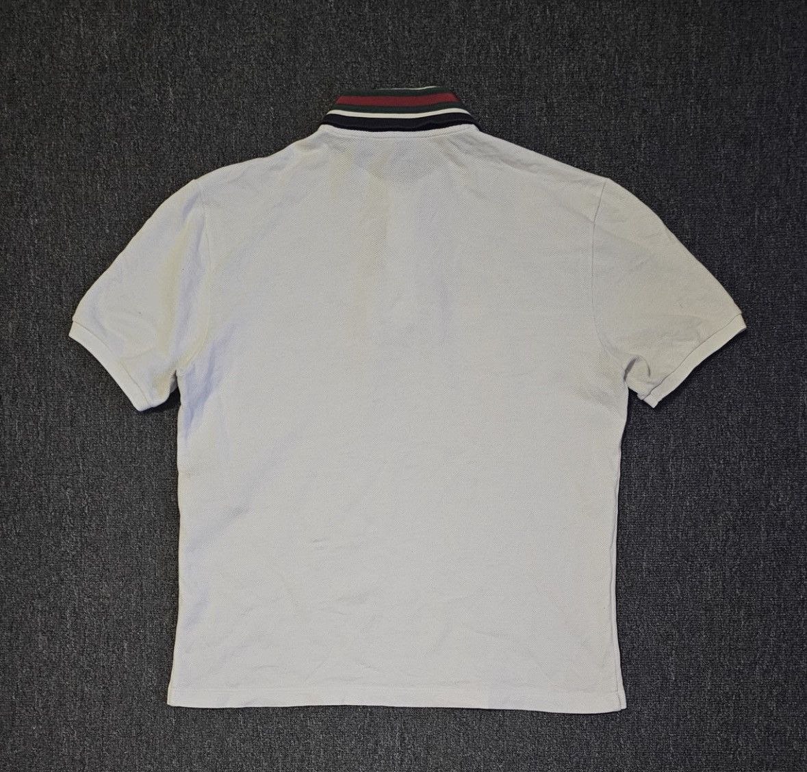 Gucci Gucci Gucci Striped Neck Short Sleeve Polo Shirt -2506 Size US M / EU 48-50 / 2 - 2 Thumbnail