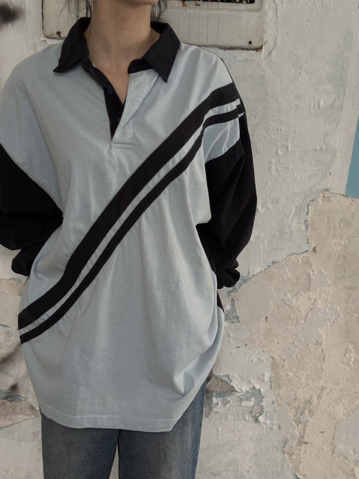 Japan Blue VTG Japanese Style Avenue Size XL Long-sleeve T-shirts Size US XL / EU 56 / 4 - 5 Thumbnail