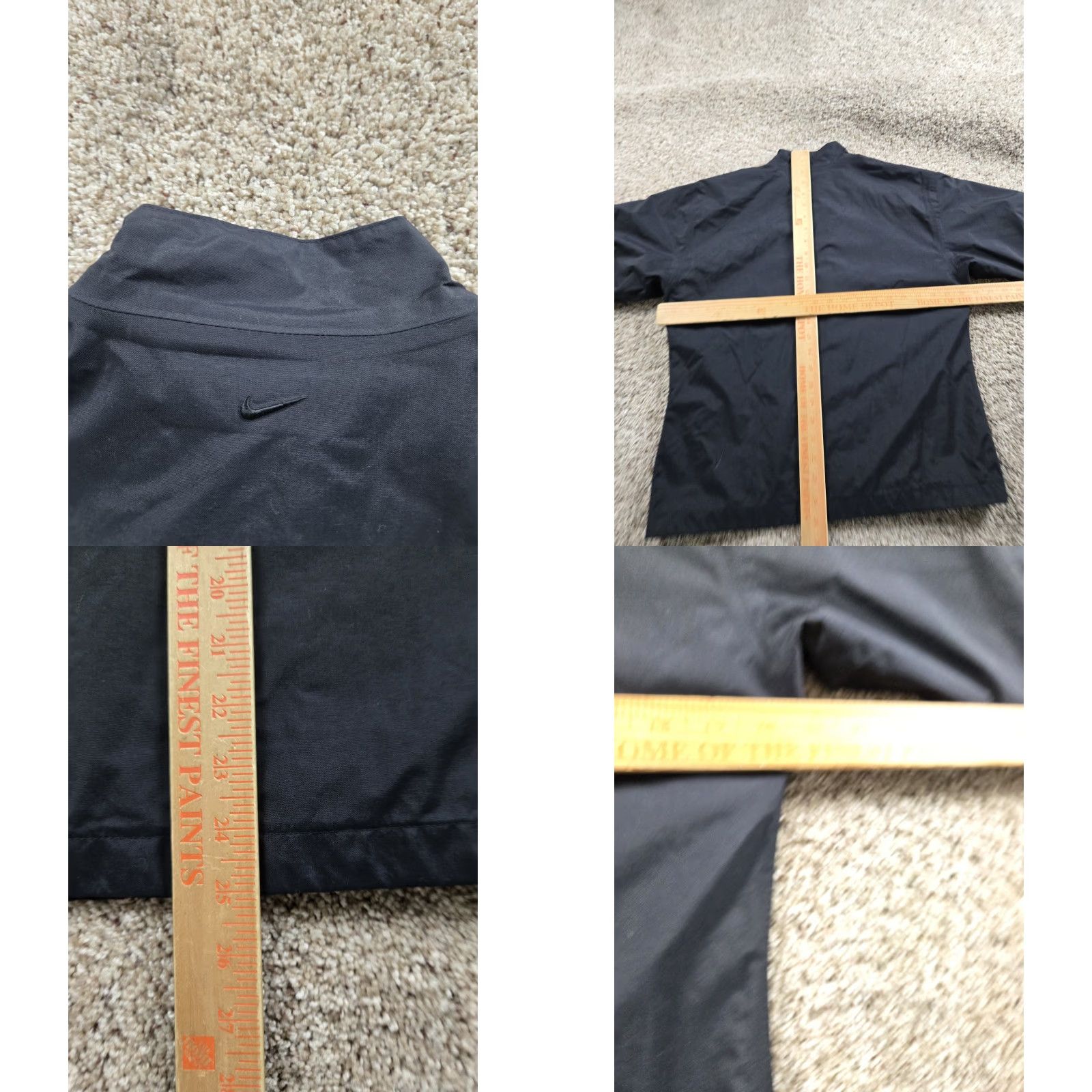 Nike VINTAGE Nike Golf Jacket Womens M Black Storm-Fit Windbreaker Lined Nylon Size M / US 6-8 / IT 42-44 - 8 Thumbnail