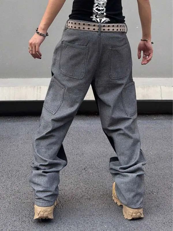 Japanese Brand Kuroda x Riyo DRIP denim jeans Y2K Baggy vintage Size US 34 / EU 50 - 2 Thumbnail