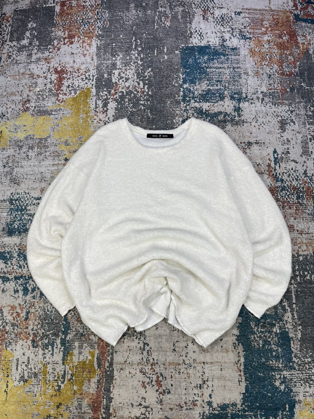 NO ID No ID Black Oversized Fluffy Knit Boyfriend Jumper Size ONE SIZE - 1 Thumbnail