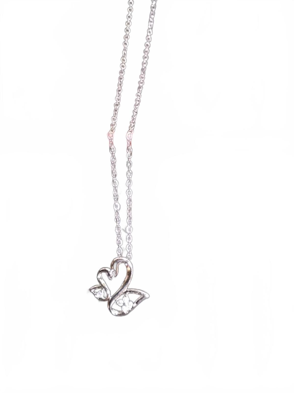 The Unbranded Brand Sparkling Swan Pendant Necklace - no box Size ONE SIZE - 4 Thumbnail