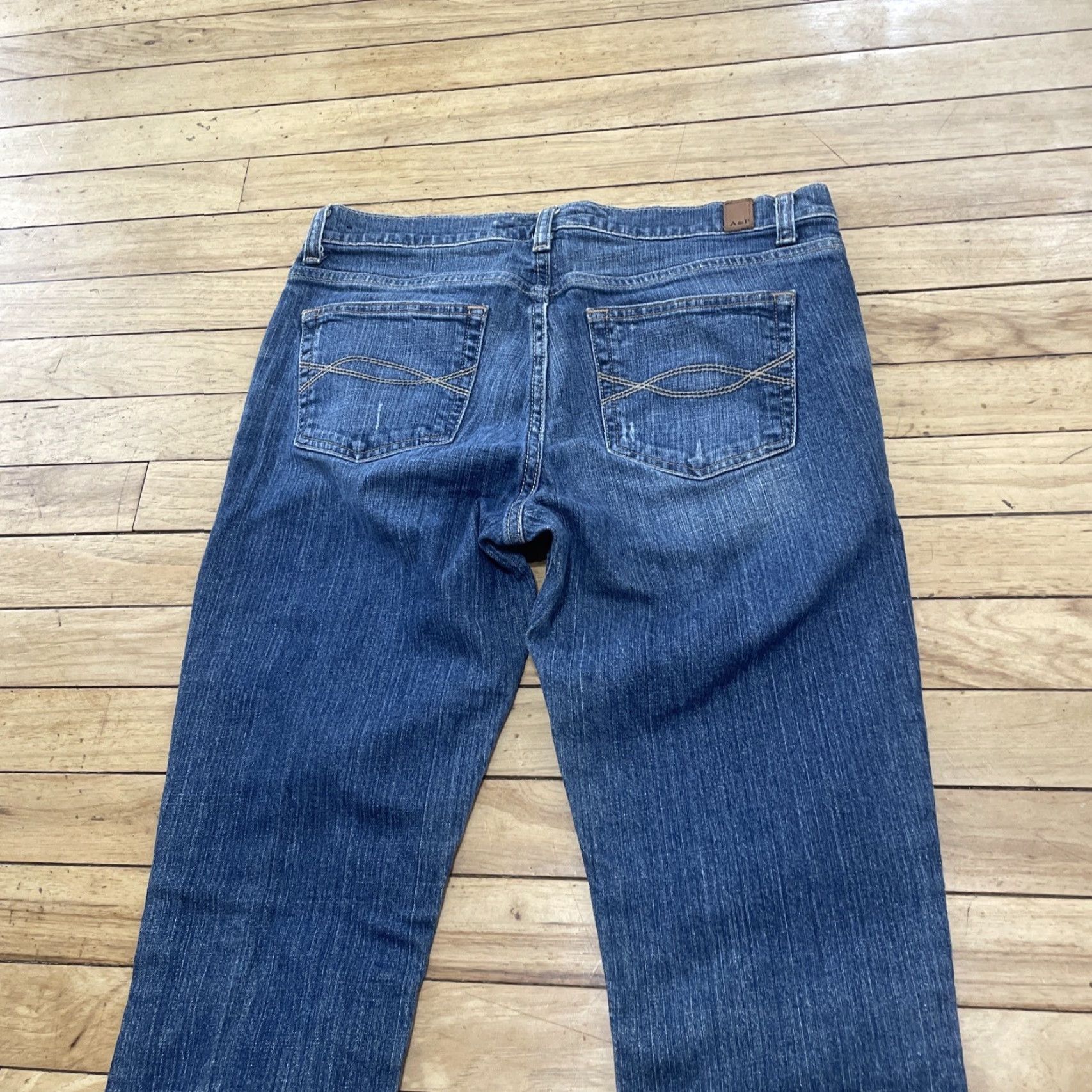 Abercrombie & Fitch VINTAGE Abercrombie & Fitch Erin Low Rise Jeans Women 8 R Vintage Y2K Rare Blue Straight Leg Jeans Size 30" / US 8 / IT 44 - 3 Thumbnail