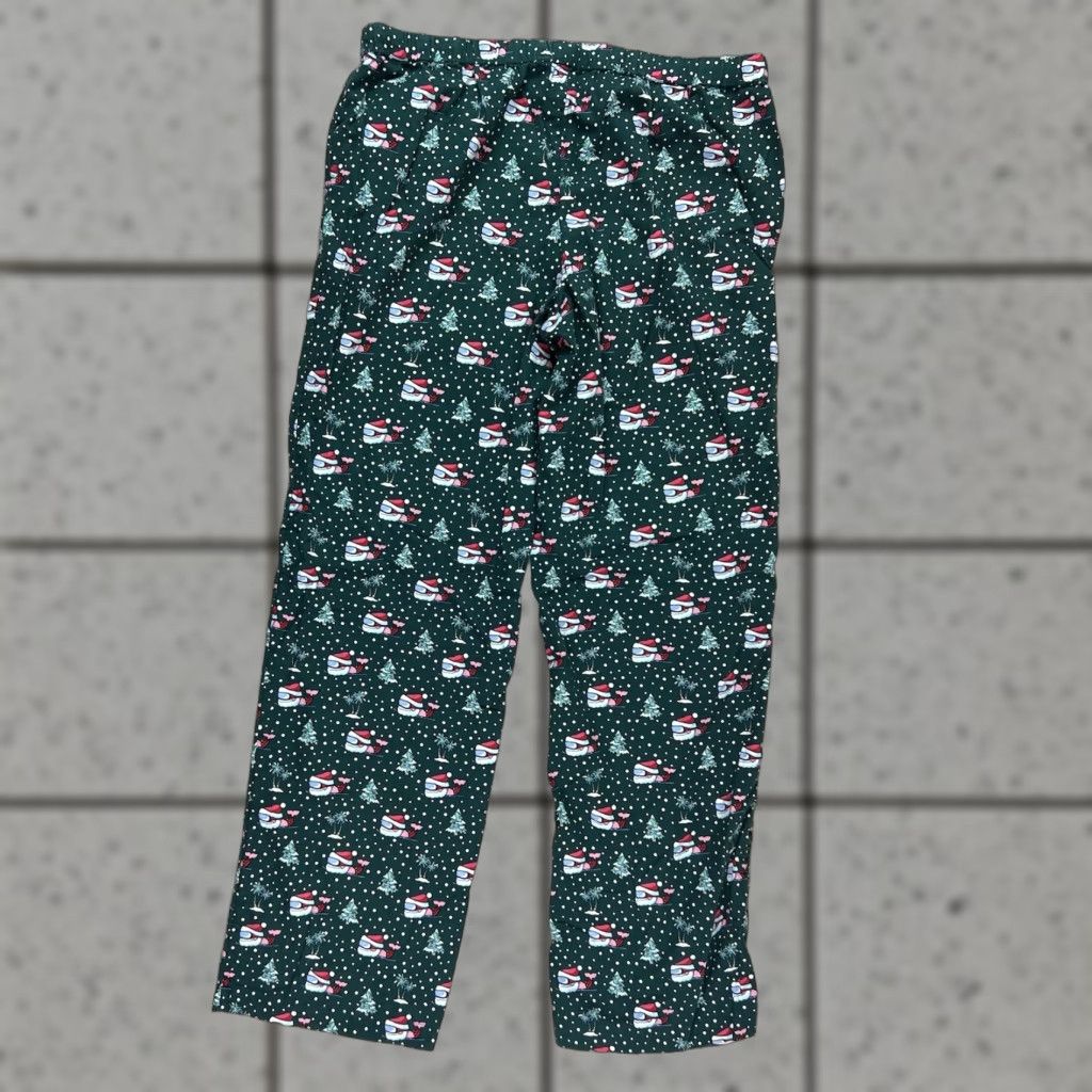 Vineyard Vines Vineyard Vines Pajama Pants Unisex Adults XS Green Christmas Santa Skiing Holiday Size US 27 - 1 Thumbnail