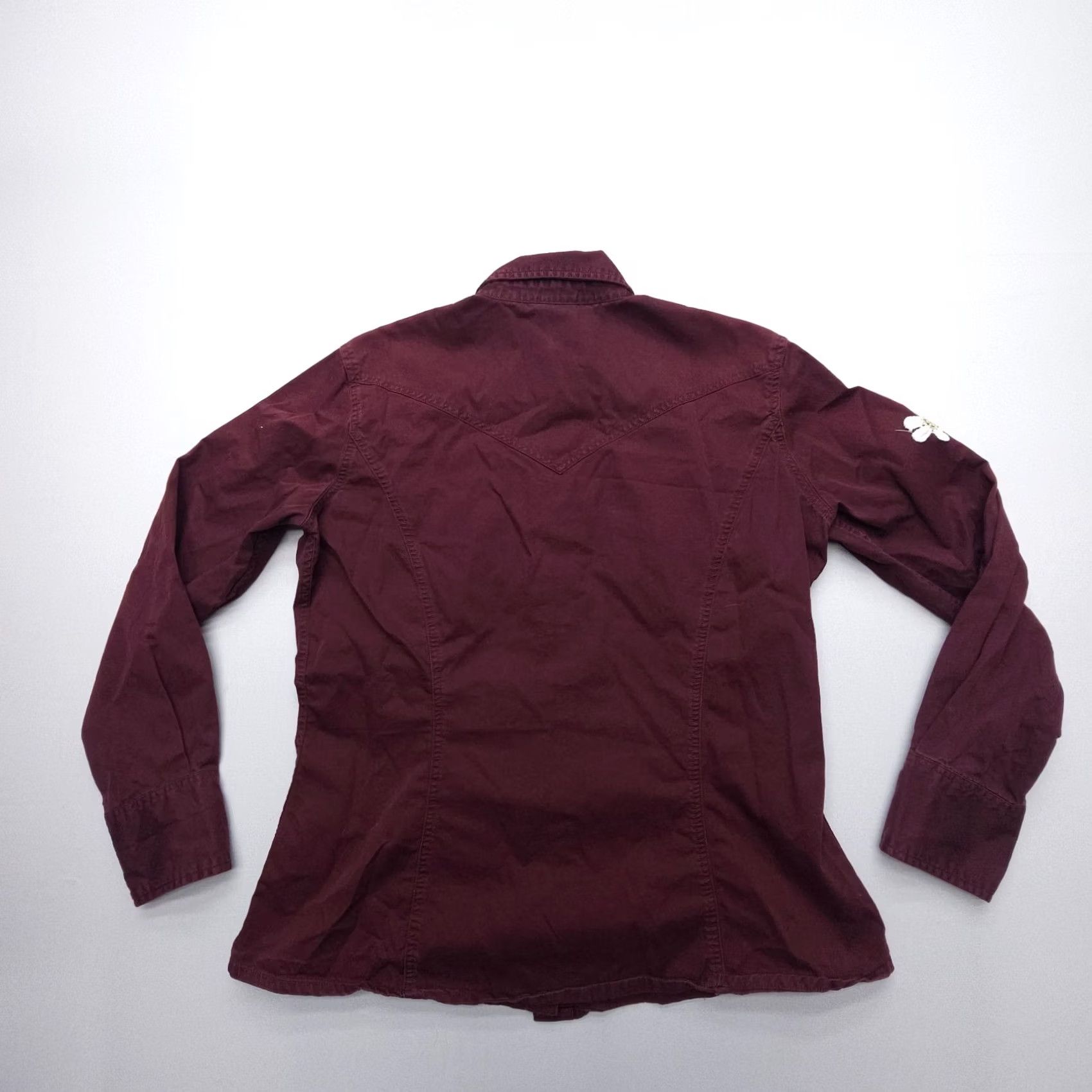 Carhartt Carhartt Shirt Size Medium Red Montana Logo Western Y2K Cowgirl Button-Up Long Sleeve Size M / US 6-8 / IT 42-44 - 3 Thumbnail