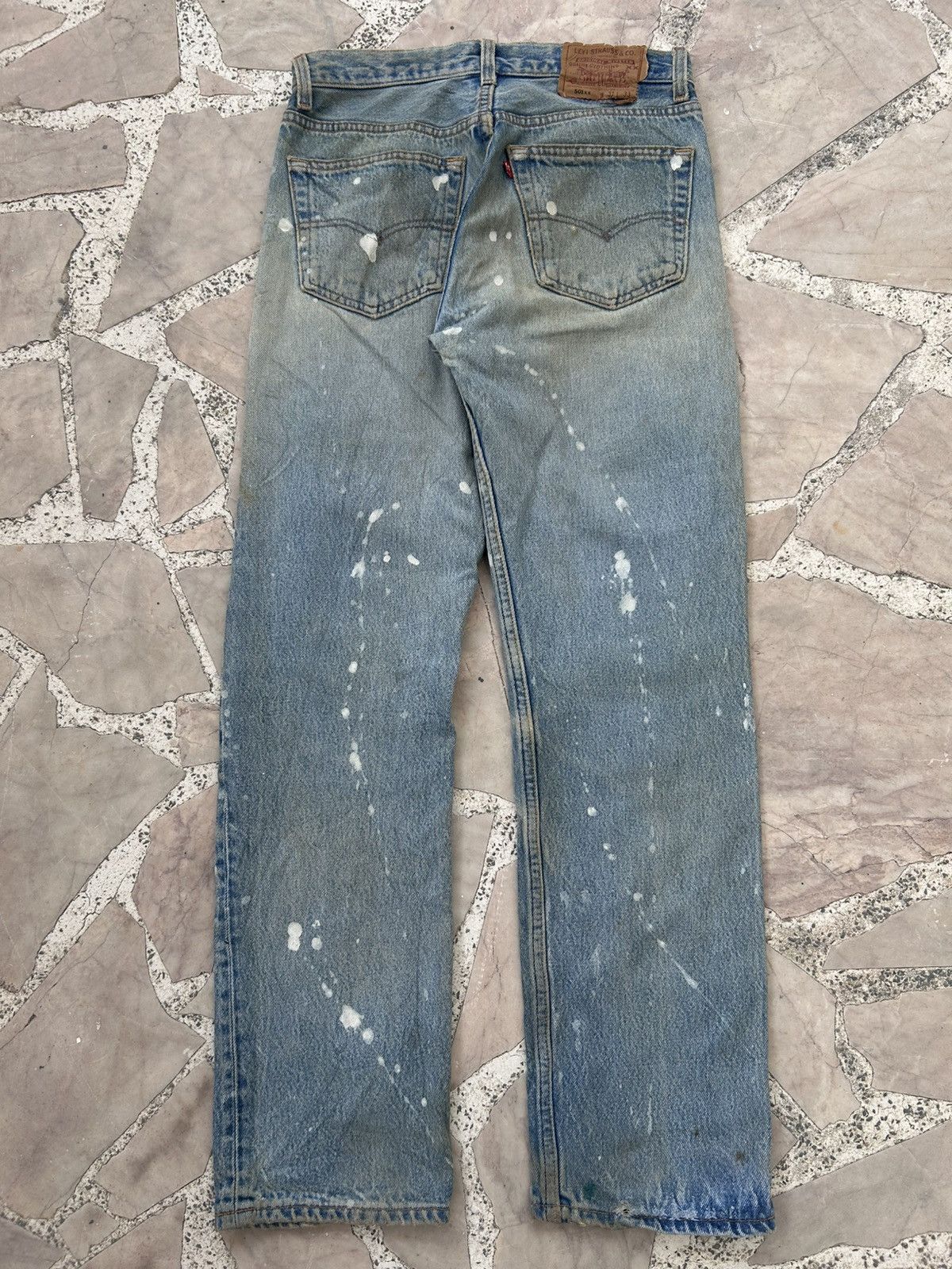 Levi's 90s Levis 501xx Vintage Usa Patchwork Denim Size US 30 / EU 46 - 2 Thumbnail