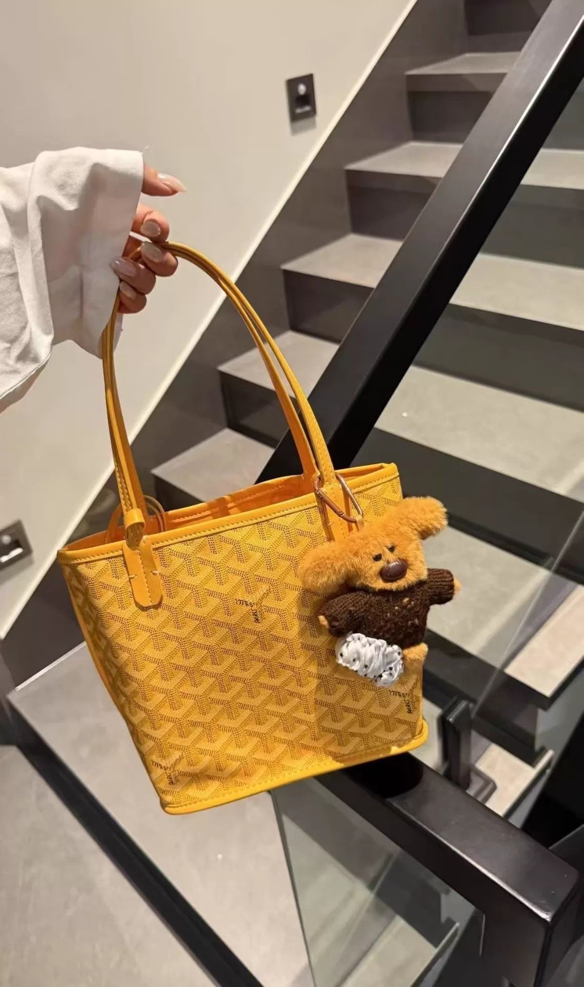Goyard Goyard Anjou Mini Tote Yellow 20x10x20 19M874 New Size ONE SIZE - 2 Thumbnail