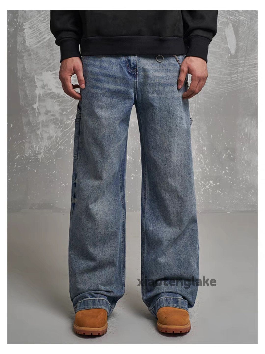Jean × Vintage washed faded utility workweek skate hiphop baggy jeans Size US 32 / EU 48 - 5 Thumbnail