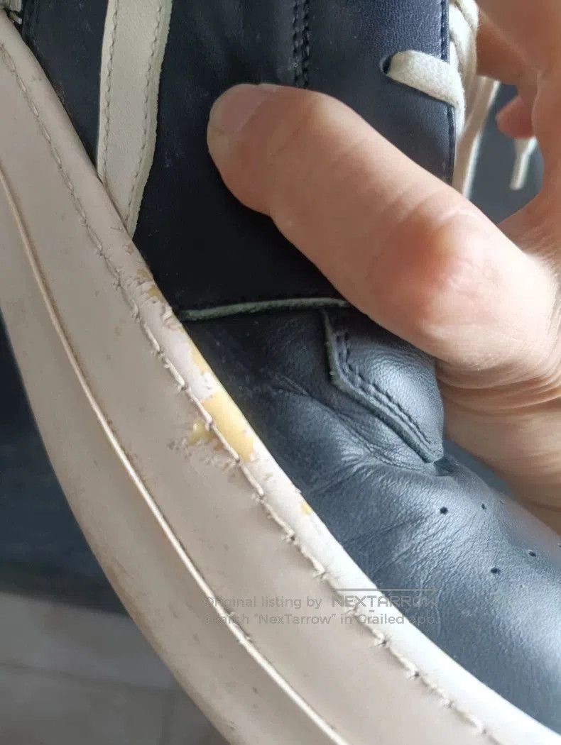 Rick Owens Rick Owens Black and White Fashion Sneakers. Size US 10.5 / EU 43-44 - 5 Thumbnail