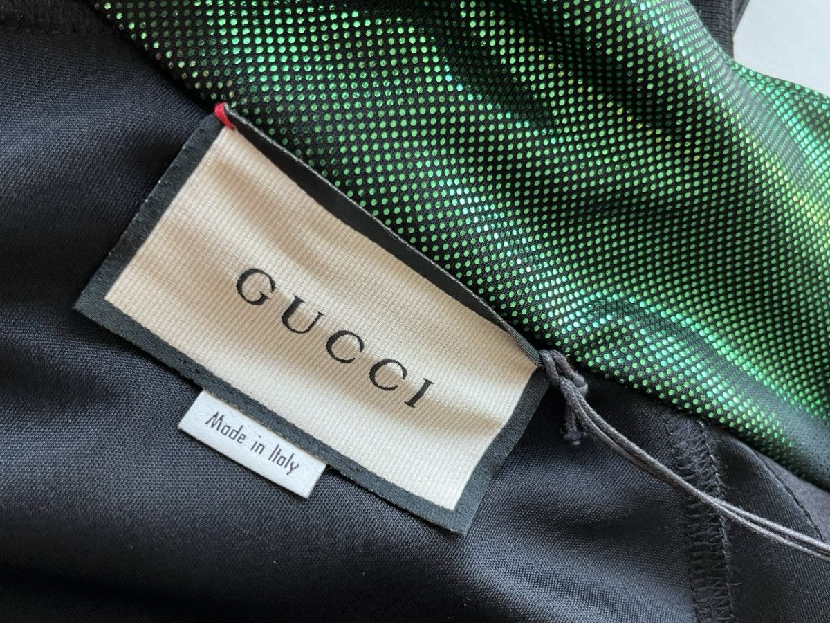 $4k Value Super Runway Gucci Glitter Laminated Track Jacket