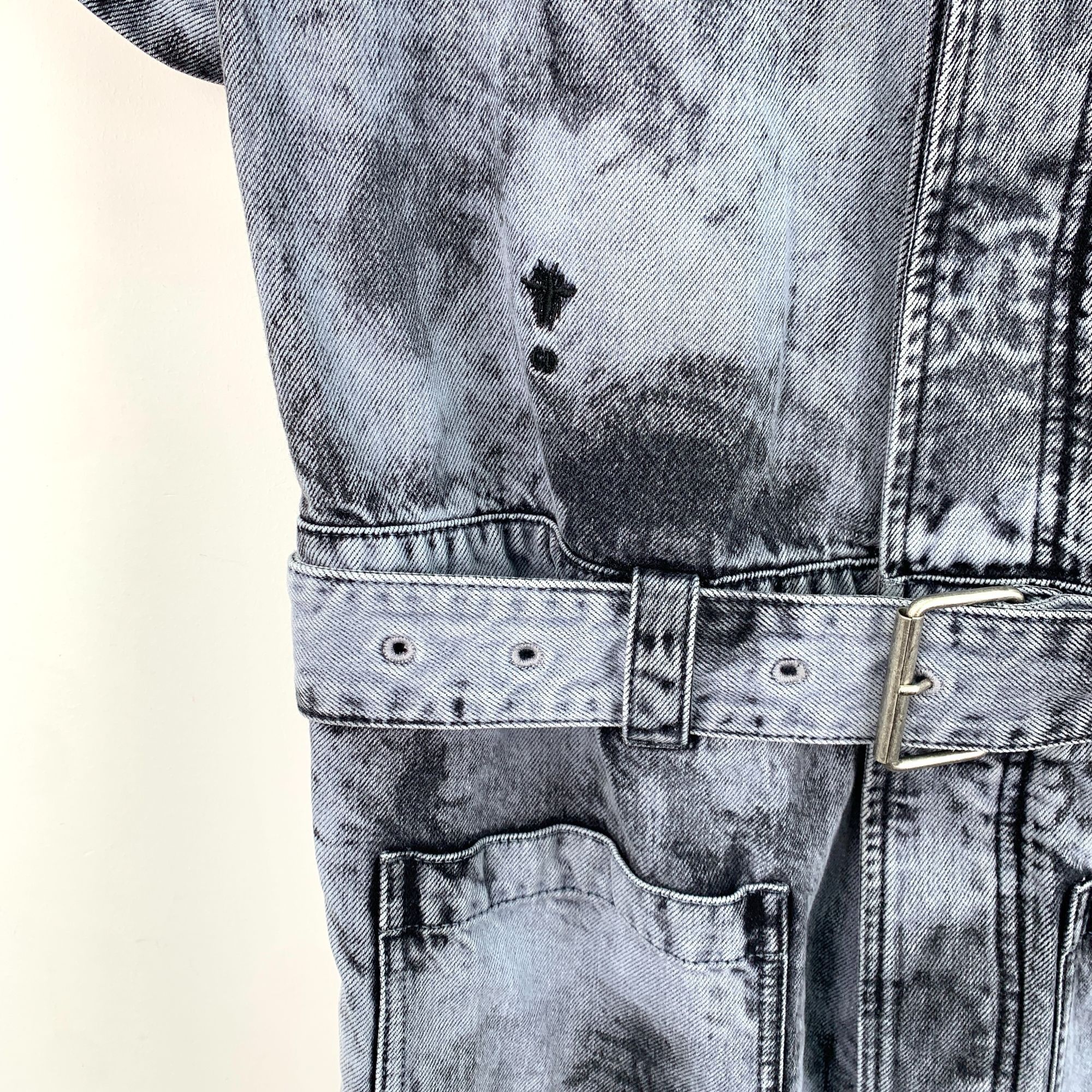Dior Christian Dior Blue Ink-Wash Tie-Dye Cotton Denim Jumpsuit X Size XS / US 0-2 / IT 36-38 - 5 Thumbnail