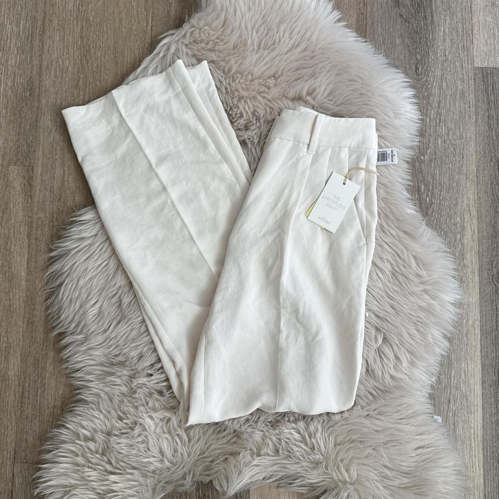 Aritzia NWT Aritzia Wilfred The Effortless Pant - Light Birch 2 Tall Size 26" / US 2 / IT 38 - 2 Thumbnail
