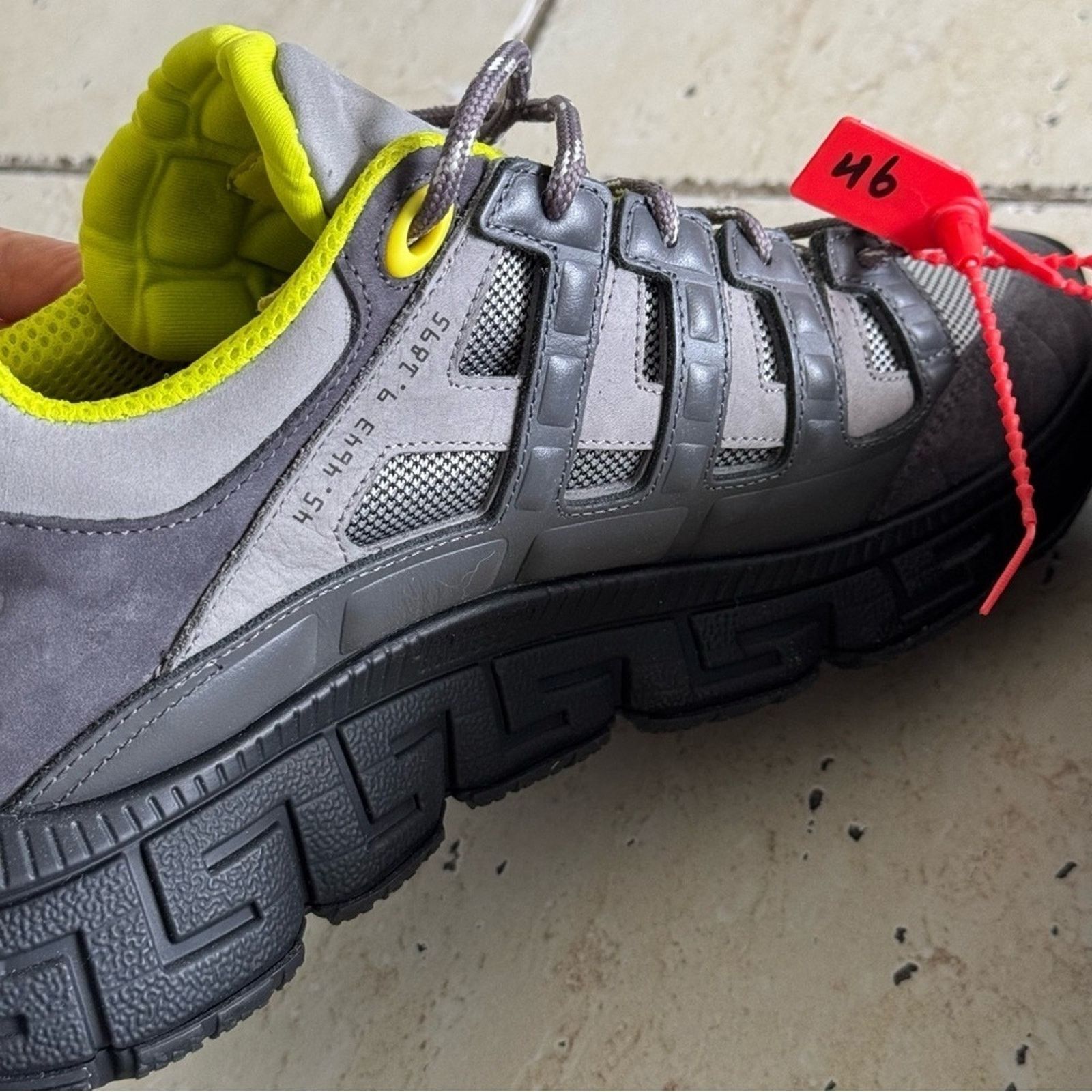 Versace NEW! Versace Men Sneakers, Size 46 (12US), Authentic Size US 13 / EU 46 - 5 Thumbnail