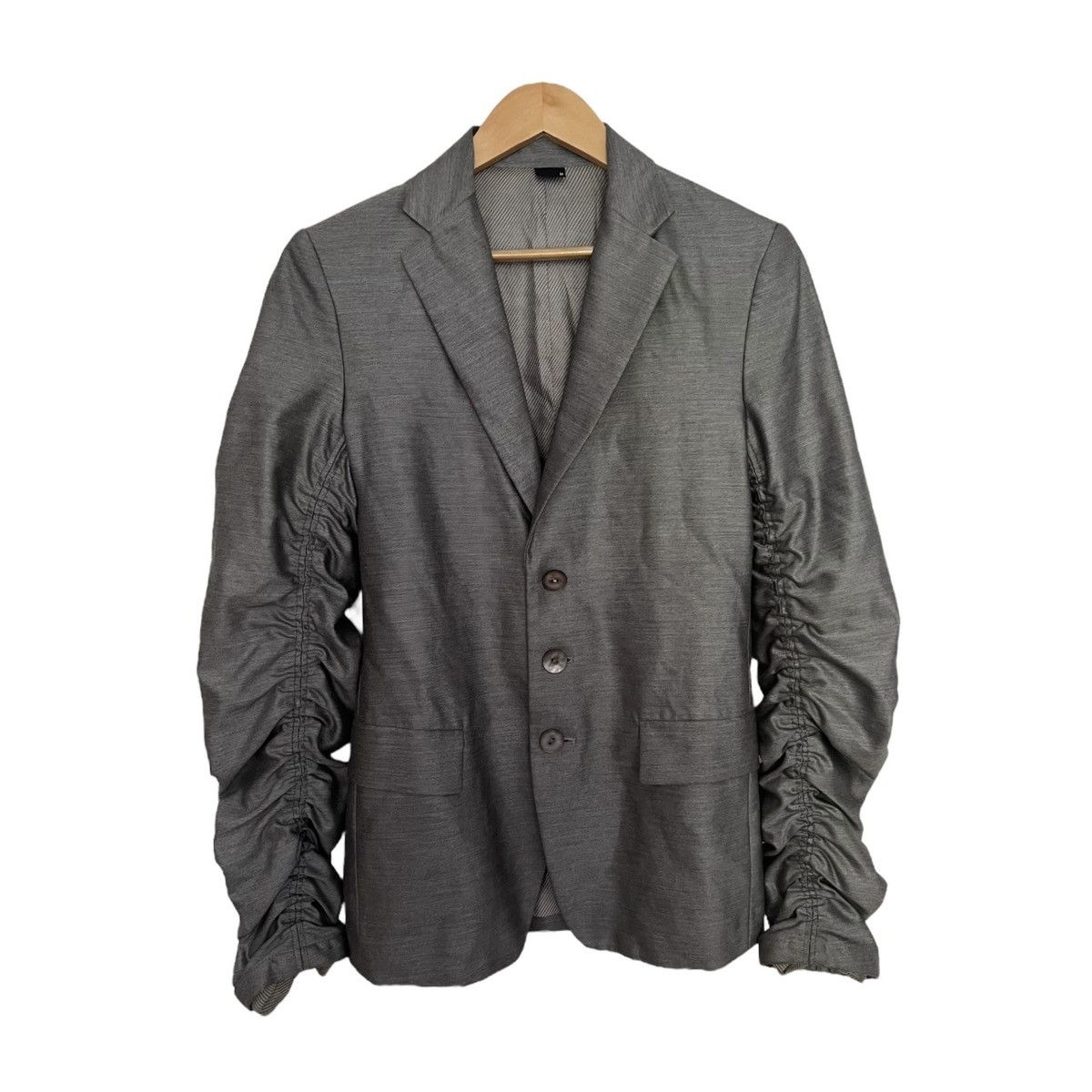 Japanese Brand Gadget grow ruffle sleeve blazer Size US M / EU 48-50 / 2 - 1 Thumbnail