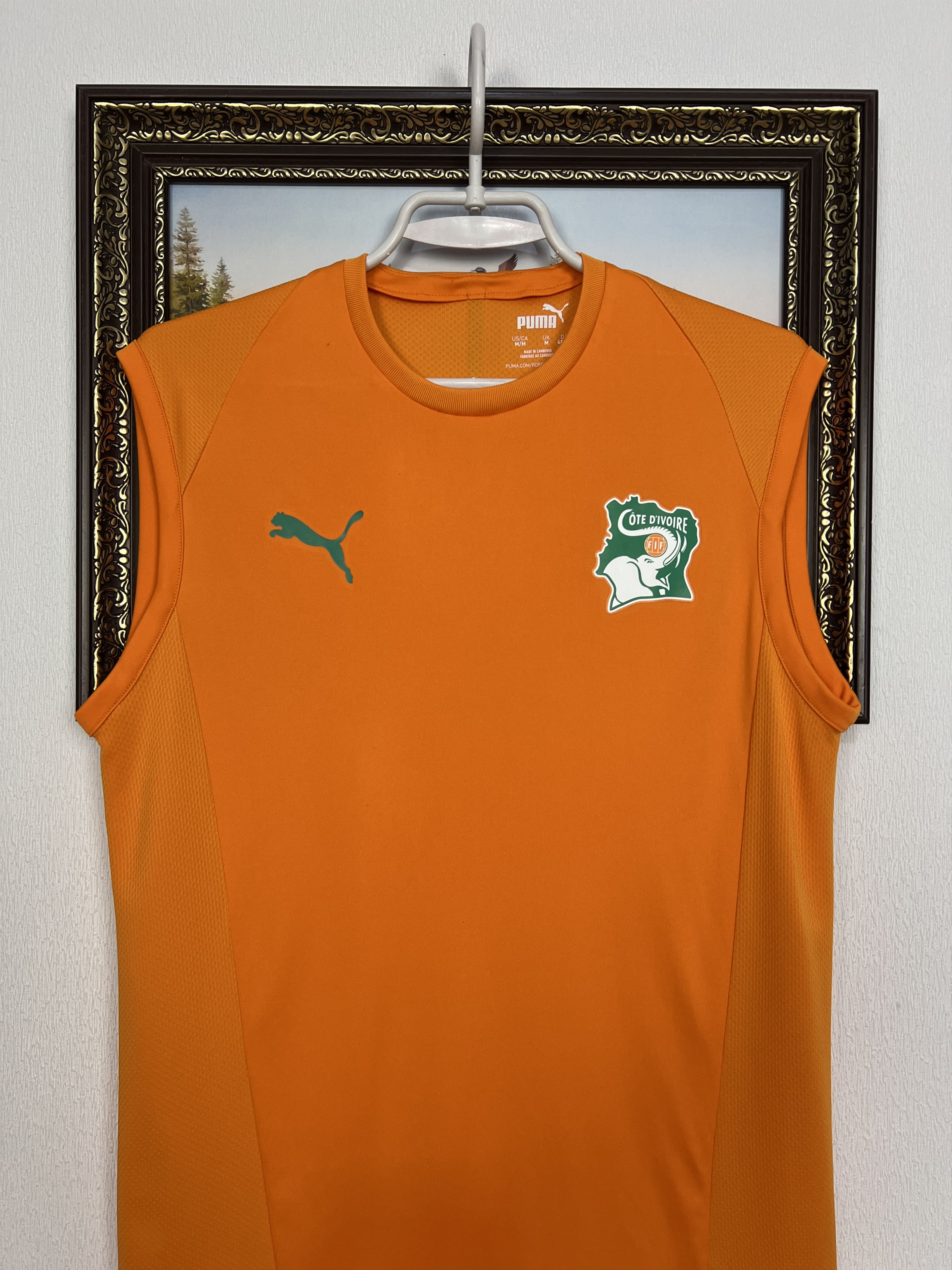 Puma Cote D'Ivoire Ivory Coast Football Vest Shirts Soccer Jersey Size US M / EU 48-50 / 2 - 2 Thumbnail