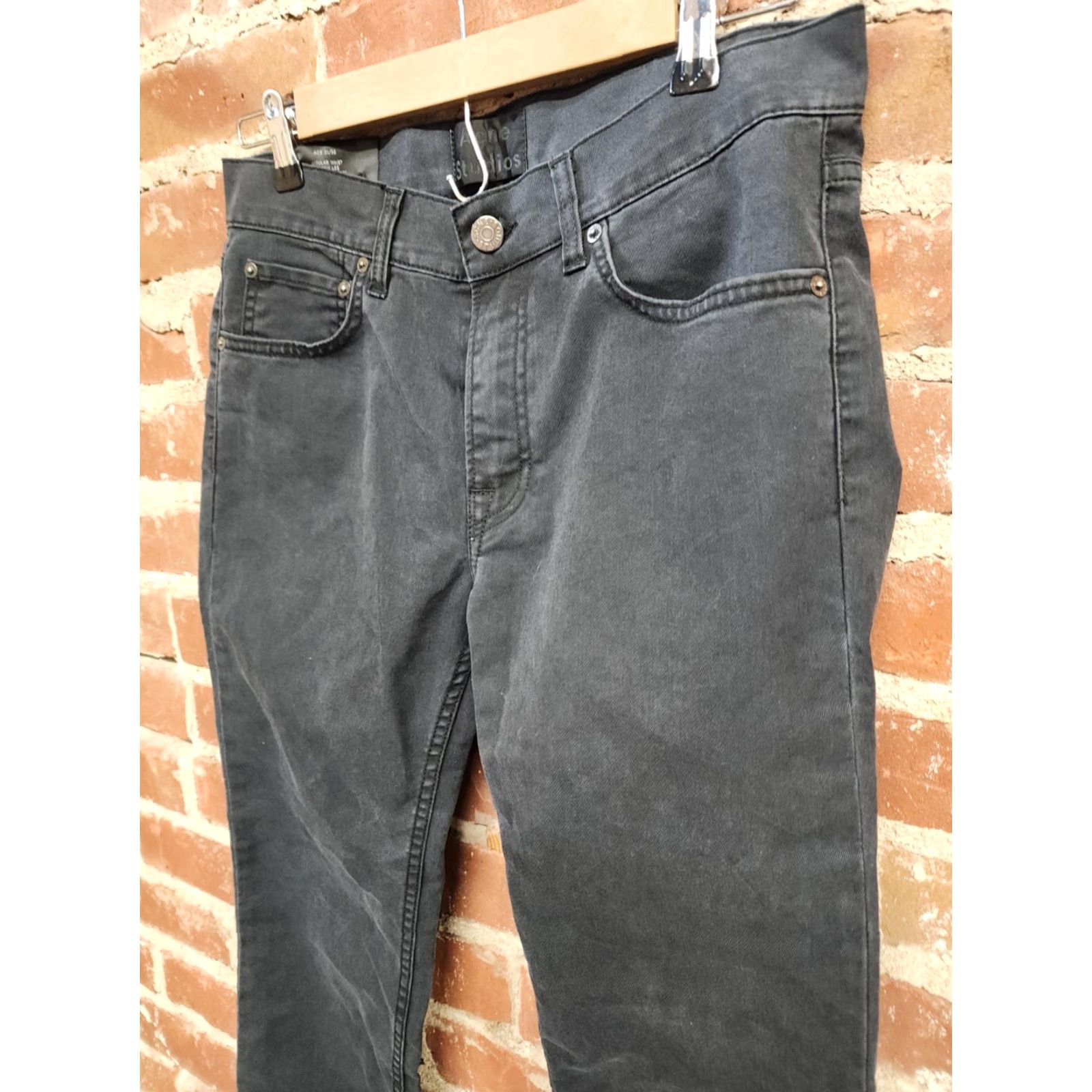 Acne Studios Acne Studios Ace Ups Black Jeans 31/32 NWT Mens Skinny Denim Jeans 32 Men Black Size US 32 / EU 48 - 4 Thumbnail