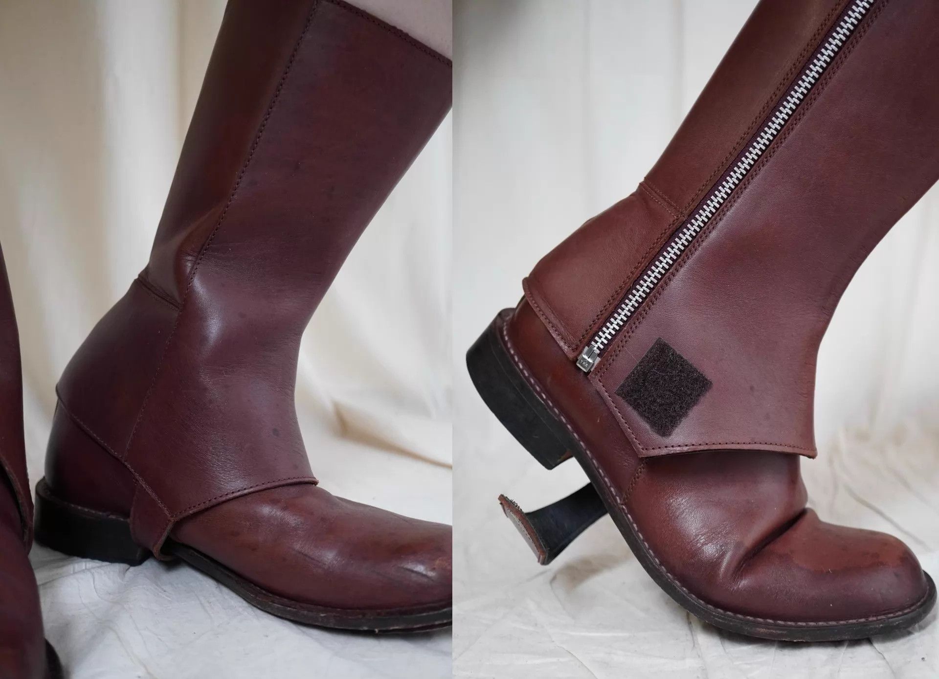Y's Y'S Yohji Yamamoto 1990s Chunky Cute Armored Brown Boots 38 Size US 7.5 / IT 37.5 - 1 Thumbnail