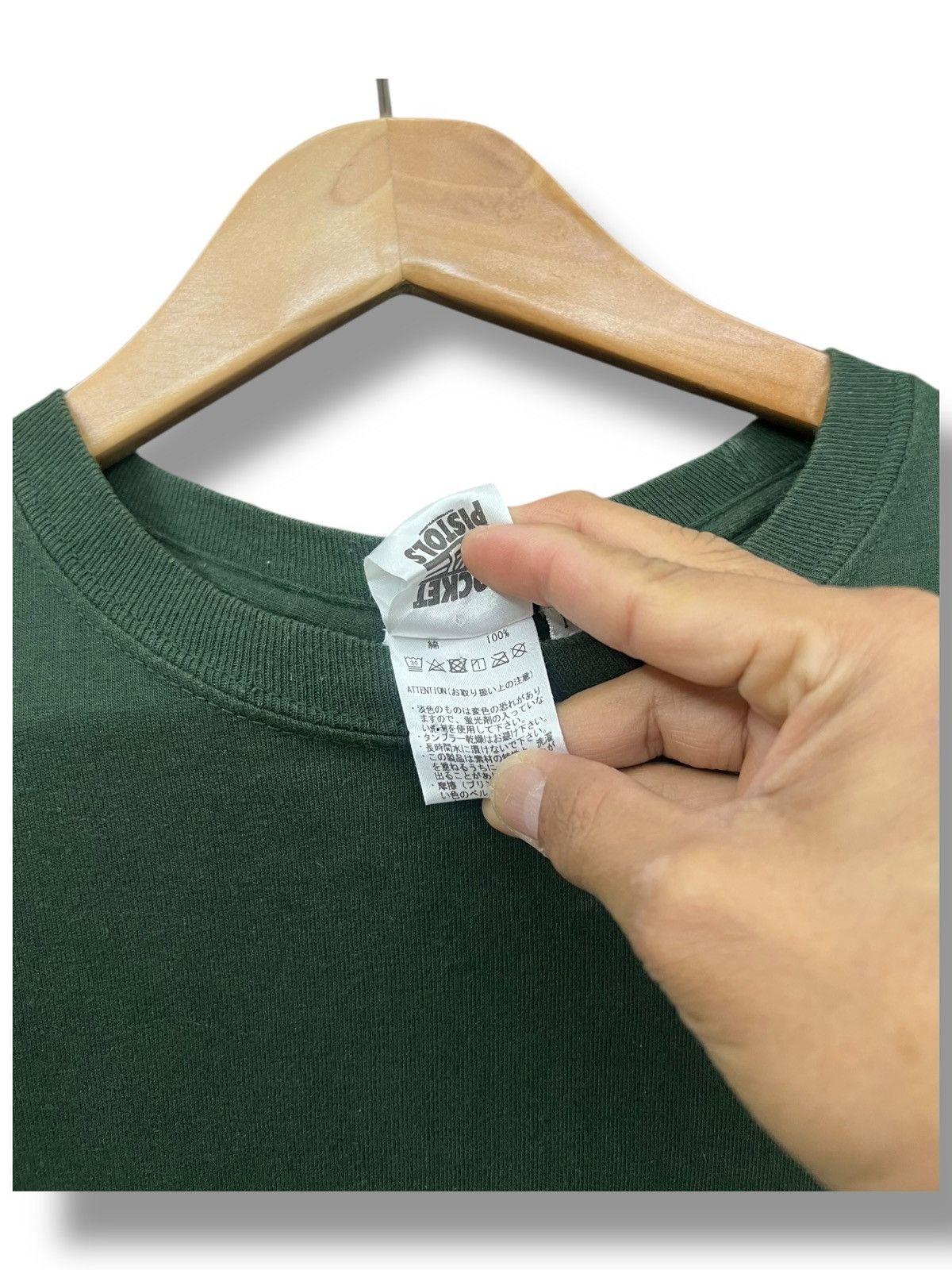 Santa Cruz Skateboards Pocket Pistols Skateboards Long Sleeve Tee – Green Size US M / EU 48-50 / 2 - 6 Thumbnail