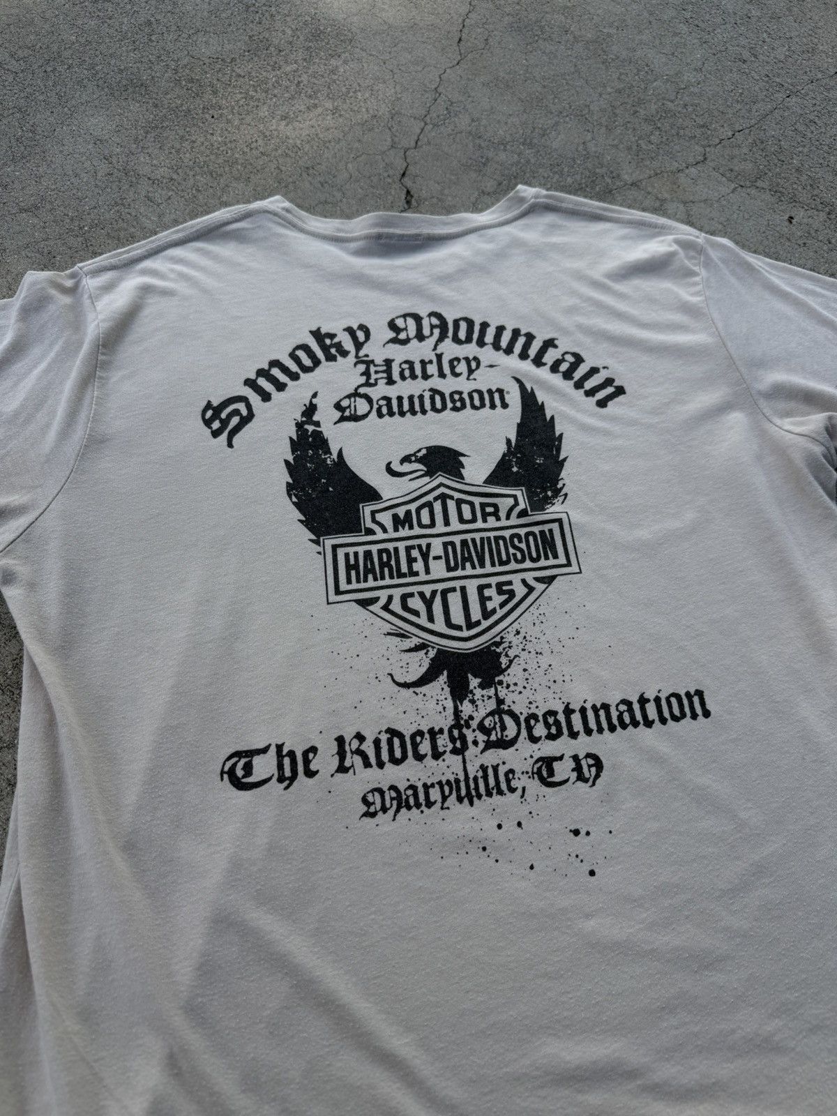 Harley Davidson Vintage Harley Davidson Tee Size US XL / EU 56 / 4 - 4 Thumbnail