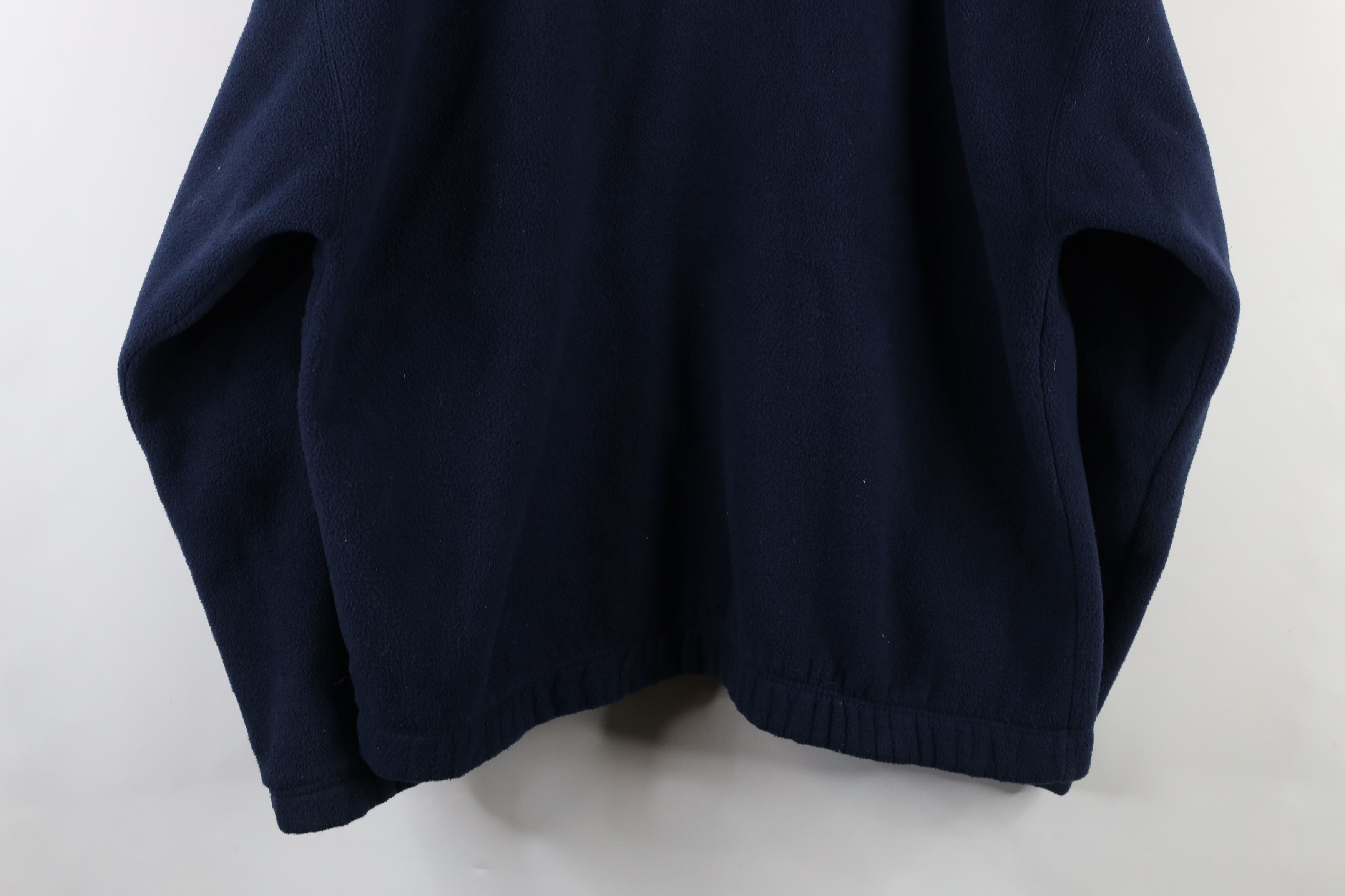 Vintage Vintage 90s Coca Cola Script Fleece Bomber Jacket Blue Size US XL / EU 56 / 4 - 14 Thumbnail