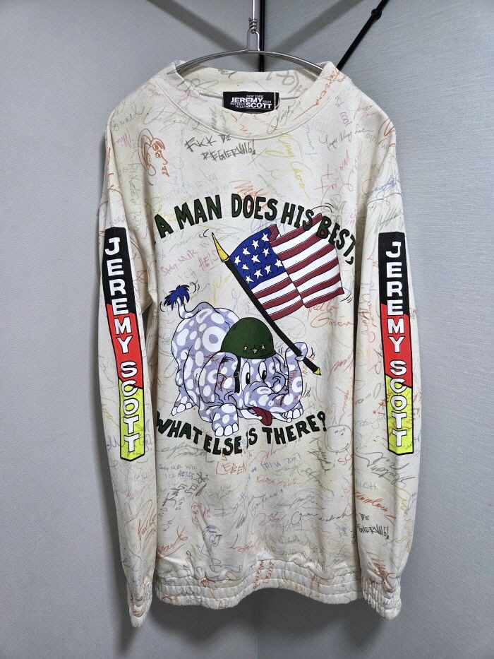 Jeremy Scott jeremy scott signature doodle sweatshirt Size US S / EU 44-46 / 1 - 1 Thumbnail