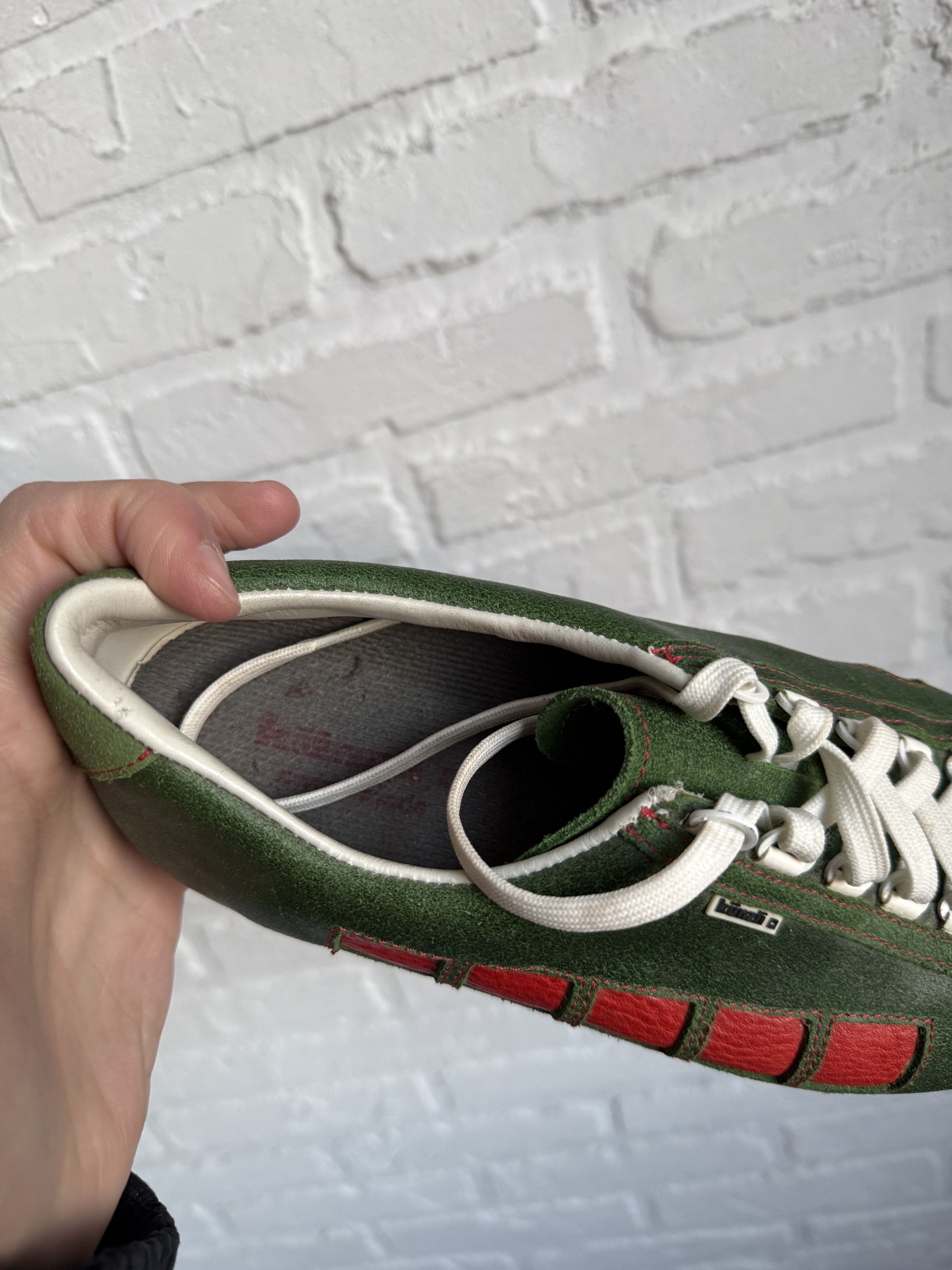 Other Kunzli Swiss made classic leather sneakers green red Size US 6.5 / EU 39-40 - 10 Thumbnail