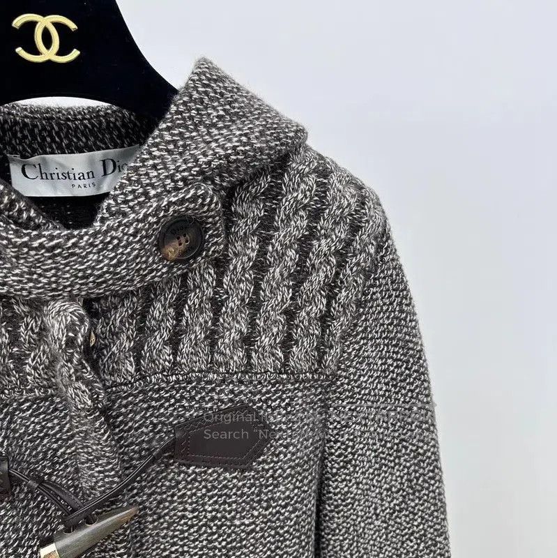 Dior Dior Gray Hooded Pullover Sweater . Size S / US 4 / IT 40 - 3 Thumbnail