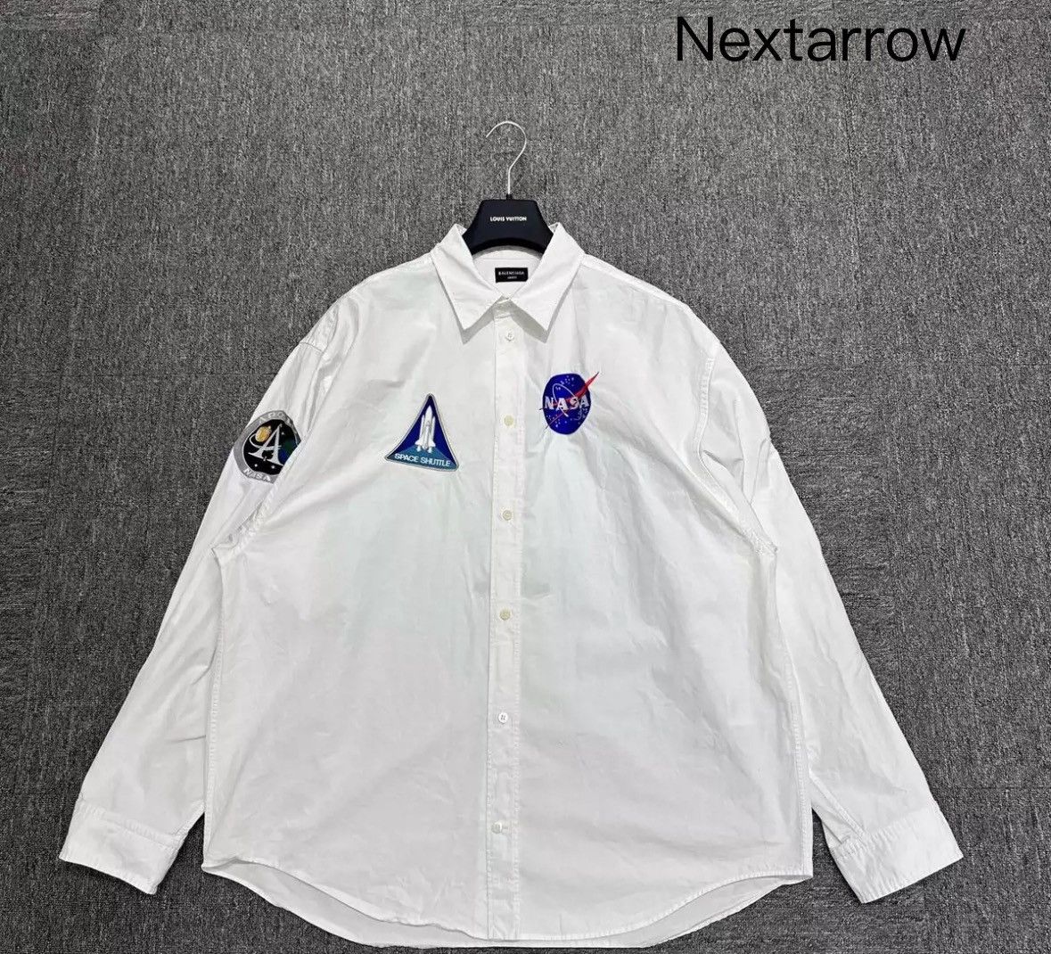 Balenciaga Balenciaga NASA Joint Space Embroidered Shirt Size US L / EU 52-54 / 3 - 1 Thumbnail