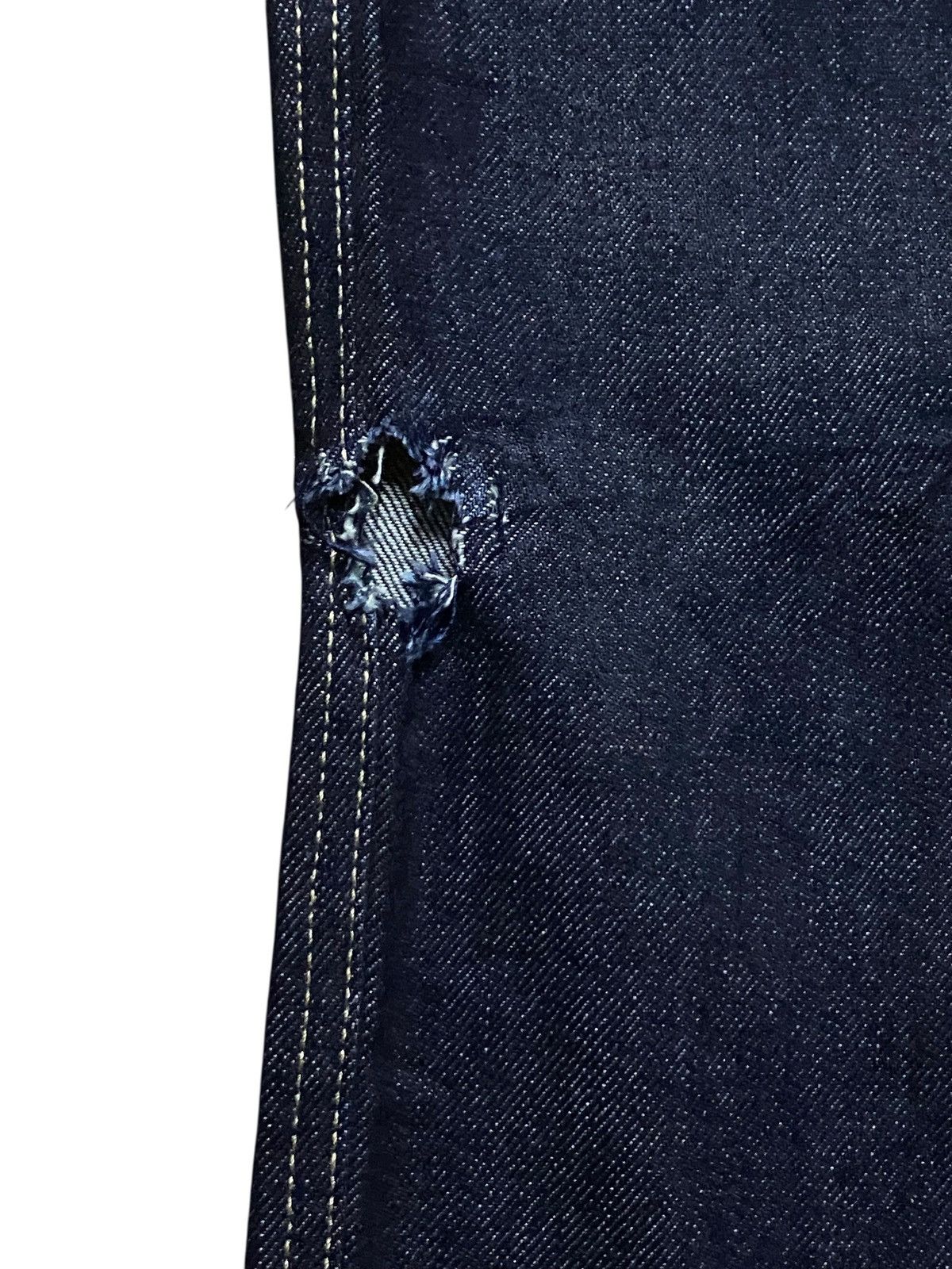 Uniqlo Vintage Japanese Brand Uniqlo Navy Blue Super Baggy Jeans Size US 34 / EU 50 - 10 Thumbnail