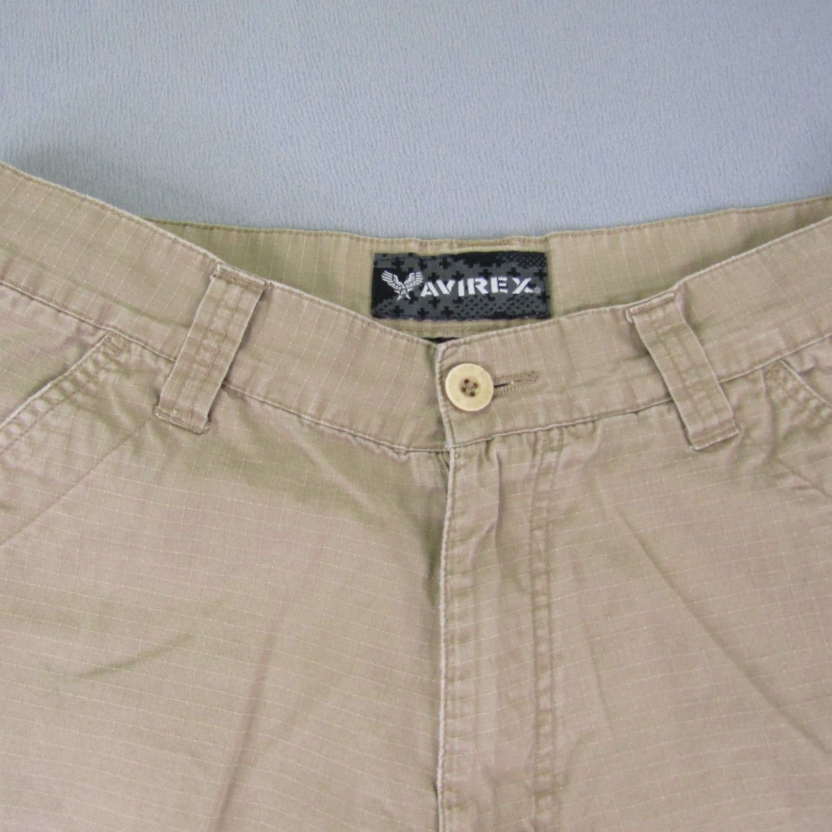 Avirex Avirex Shorts Mens 34 Khaki Beige Tan Ripstop Cargo Utility Outdoors Casual Size US 34 / EU 50 - 2 Thumbnail