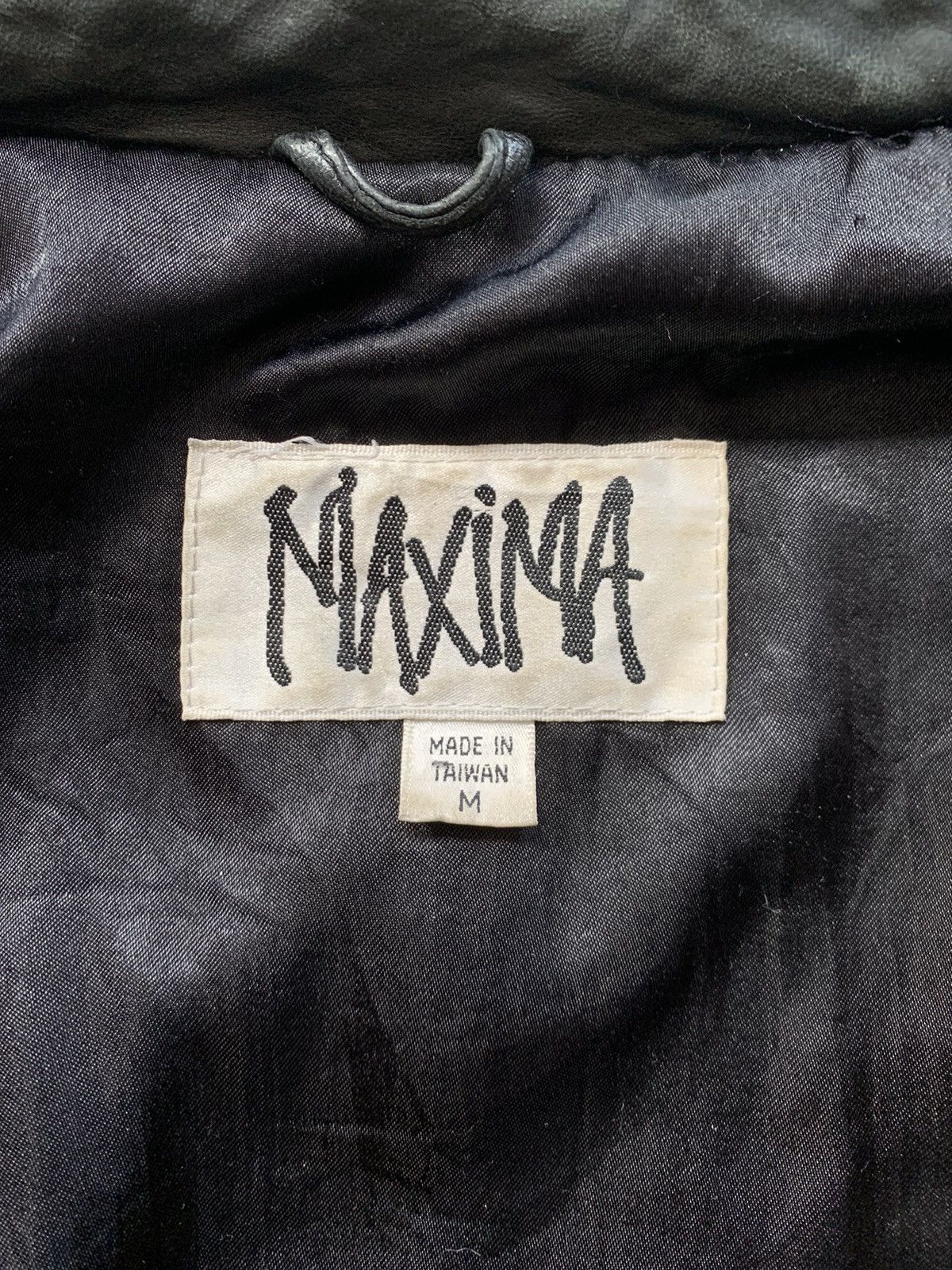Genuine Leather Vintage Japanese Brand Maxima Flight Bomber Leather Jacket Size US M / EU 48-50 / 2 - 15 Thumbnail