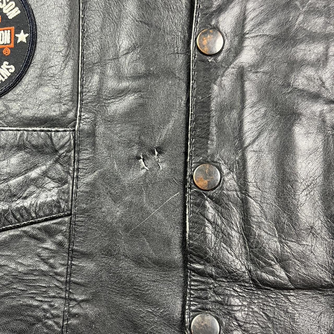 Designer Vintage Harley Davidson biker vest Size US M / EU 48-50 / 2 - 5 Thumbnail