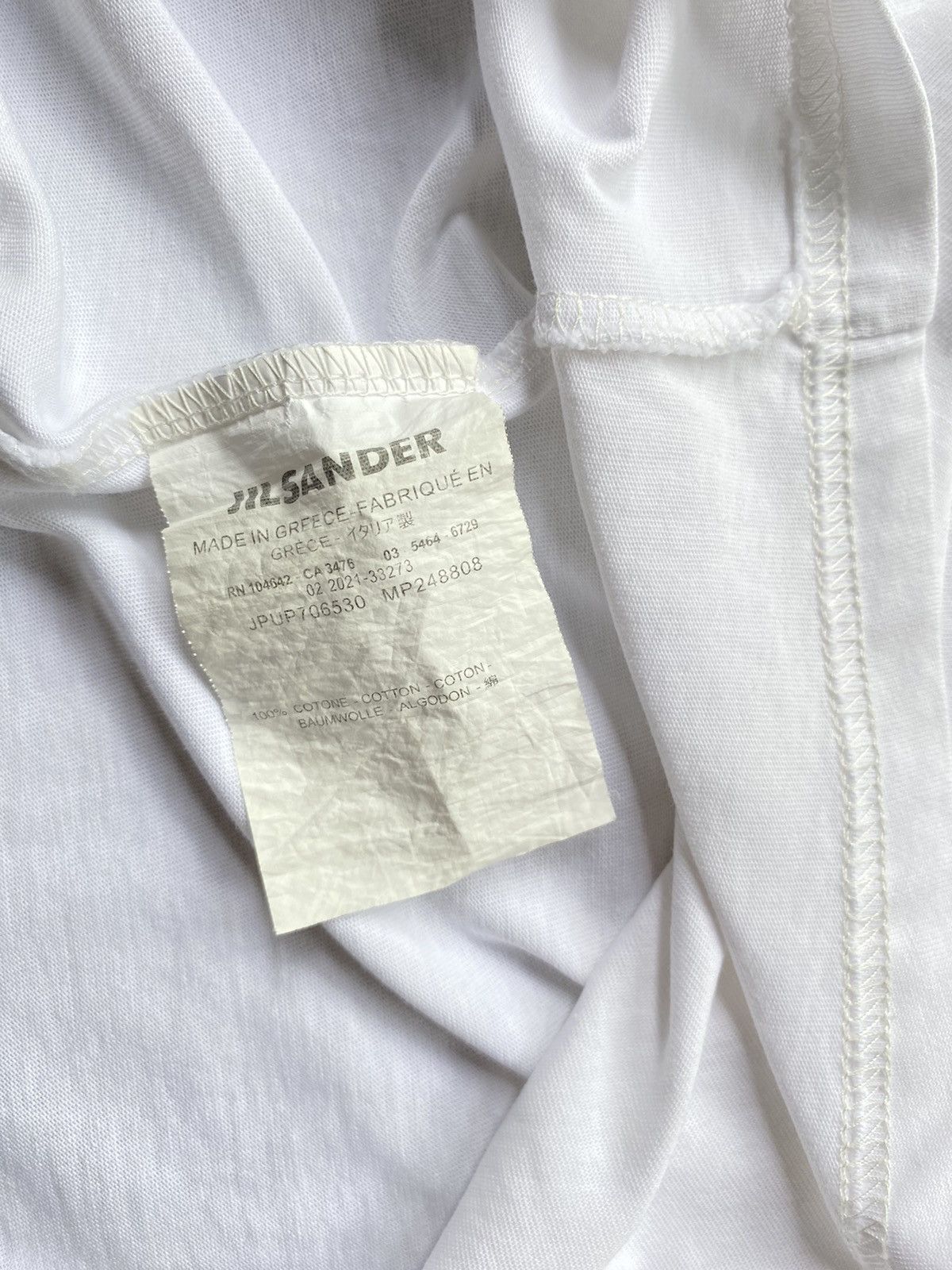 Jil Sander JILSANDER SS23 Staff Logo T-Shirt Size US M / EU 48-50 / 2 - 9 Thumbnail