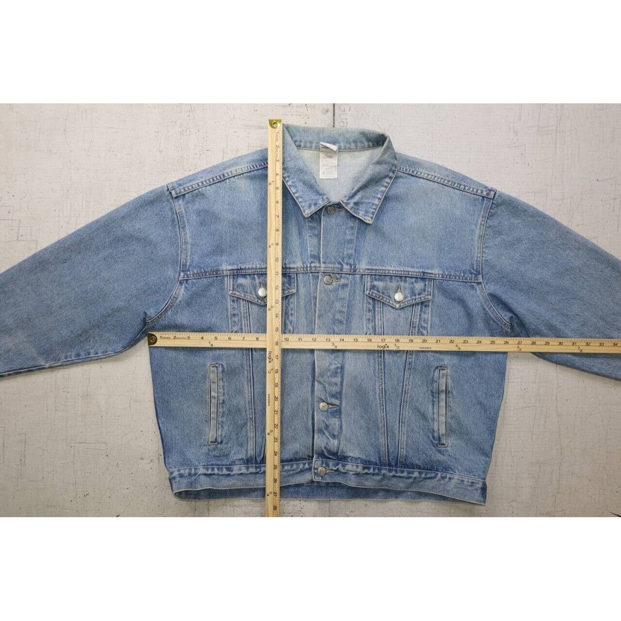 Vintage Vintage 90s Warner Bros Looney Tunes Denim Jacket Taz XL Size US XL / EU 56 / 4 - 4 Thumbnail
