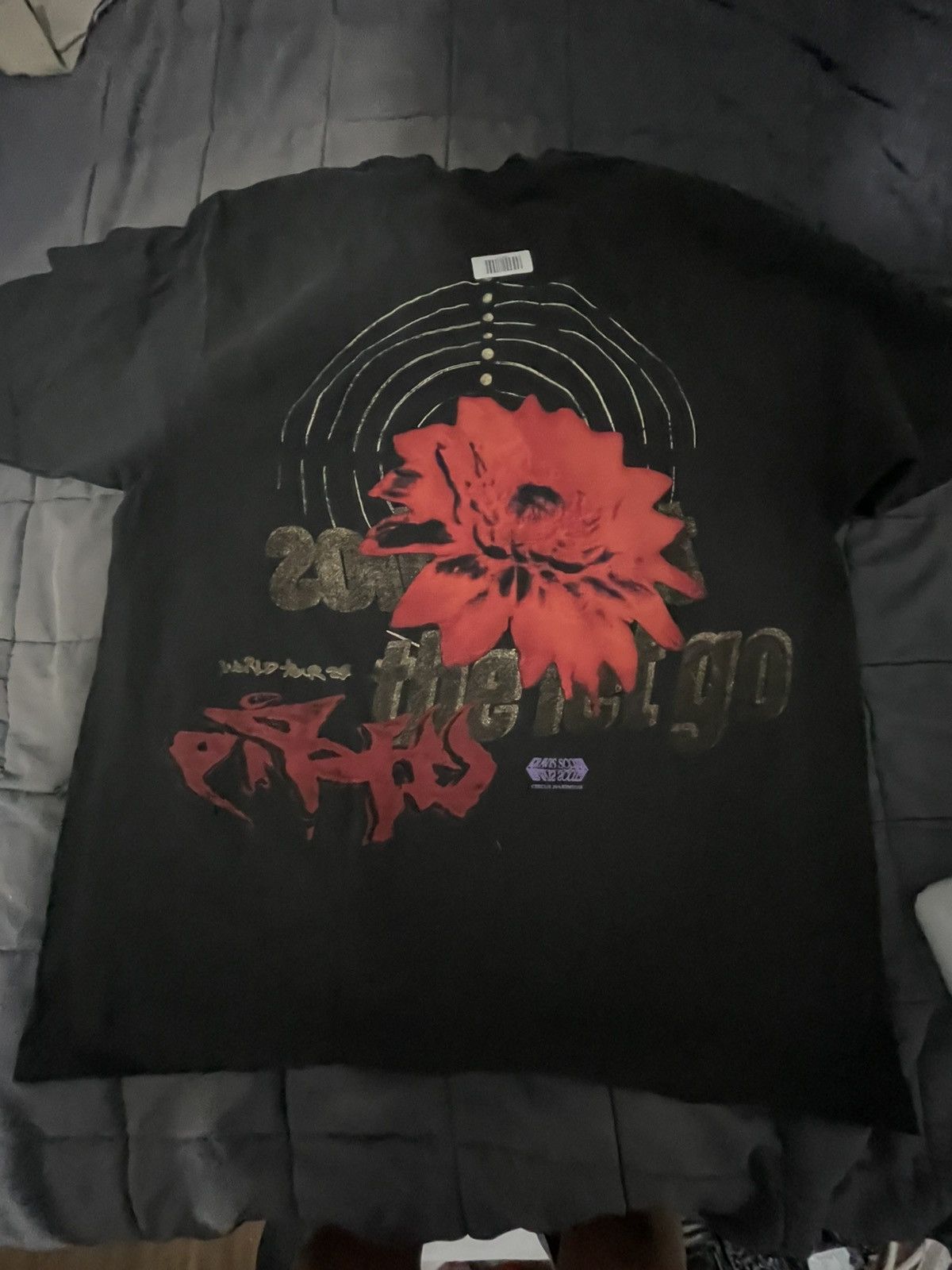 Travis Scott Travis Scott Utopia Tour T-Shirt Circus Maximus Echoes Black Size US XL / EU 56 / 4 - 2 Thumbnail
