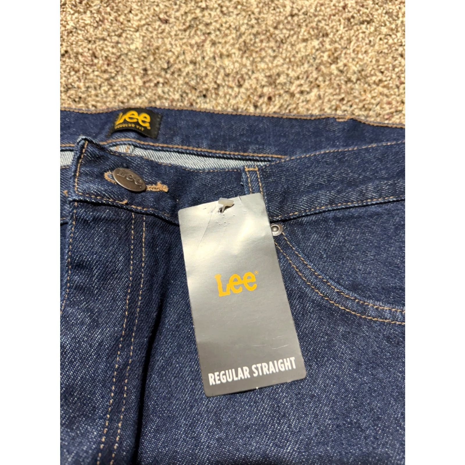 Lee Lee Jeans Size 40 Blue Denim NEW 40x32 Straight Fit Men Regular 5-Pocket Design Size US 40 / EU 56 - 3 Thumbnail