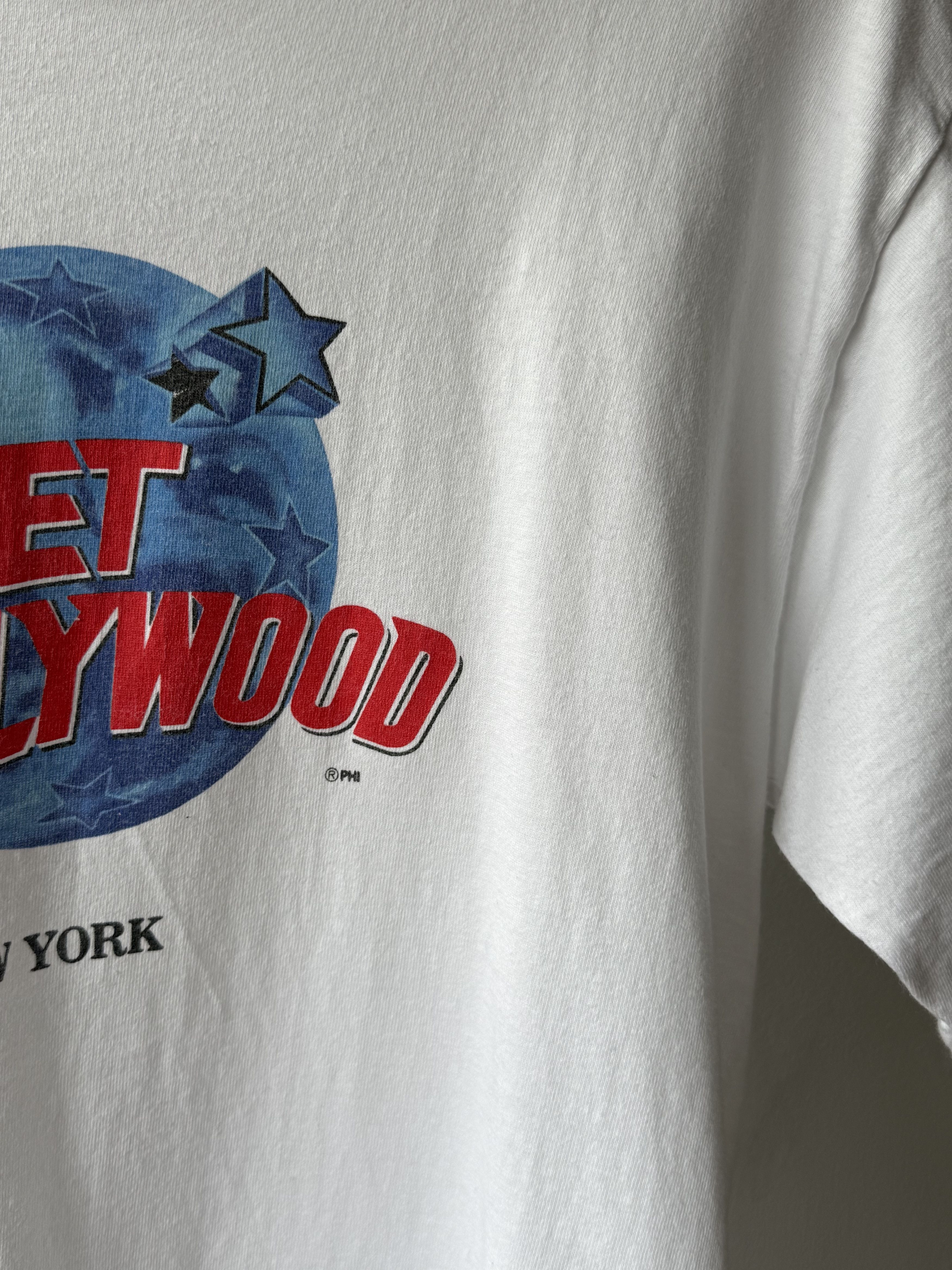 Planet Hollywood × Vintage Vintage Planet Hollywood New York White T-Shirt Made In USA Size US XL / EU 56 / 4 - 7 Thumbnail