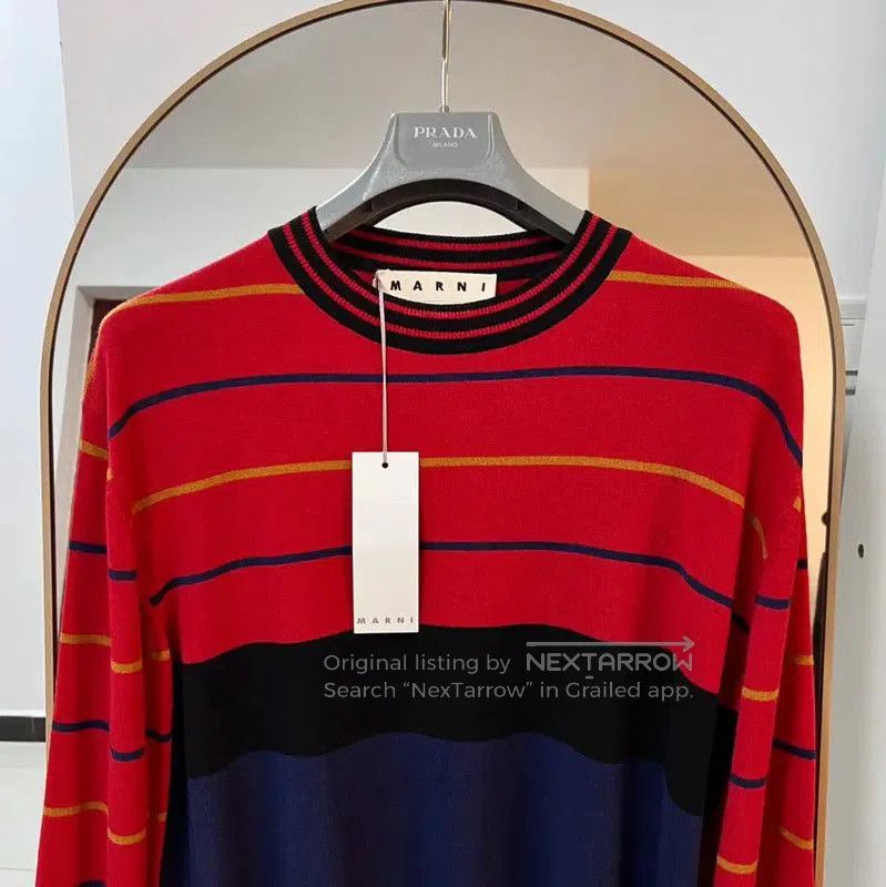 Marni Marni Multi-Color Wool Long Sleeve Sweater . Size US M / EU 48-50 / 2 - 3 Thumbnail
