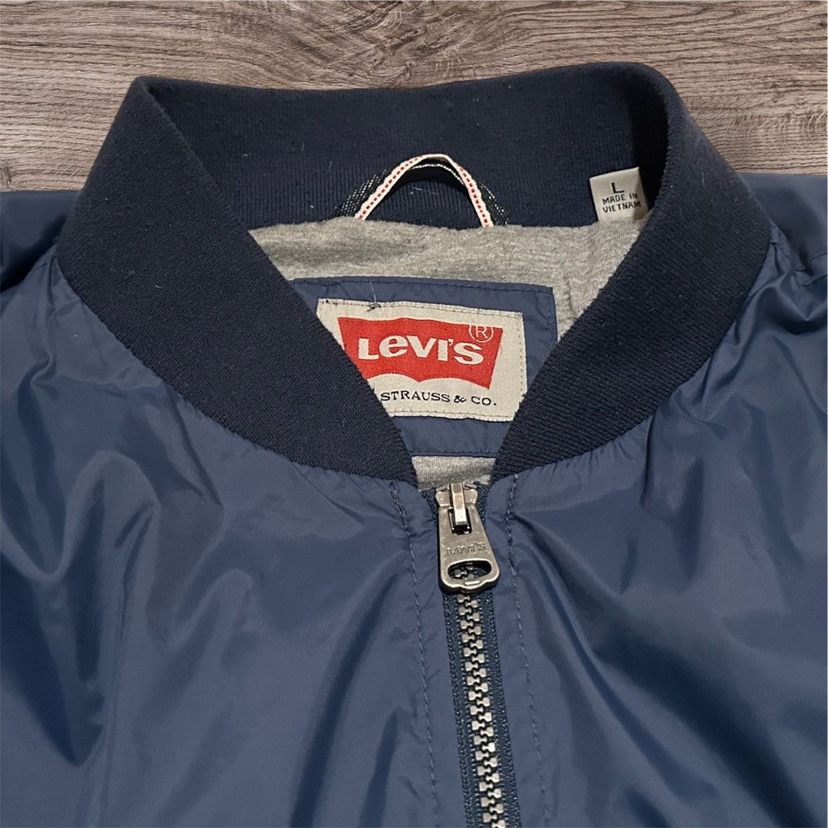 Levi's SOLD-Levis Bomber Jacket Size US L / EU 52-54 / 3 - 4 Thumbnail